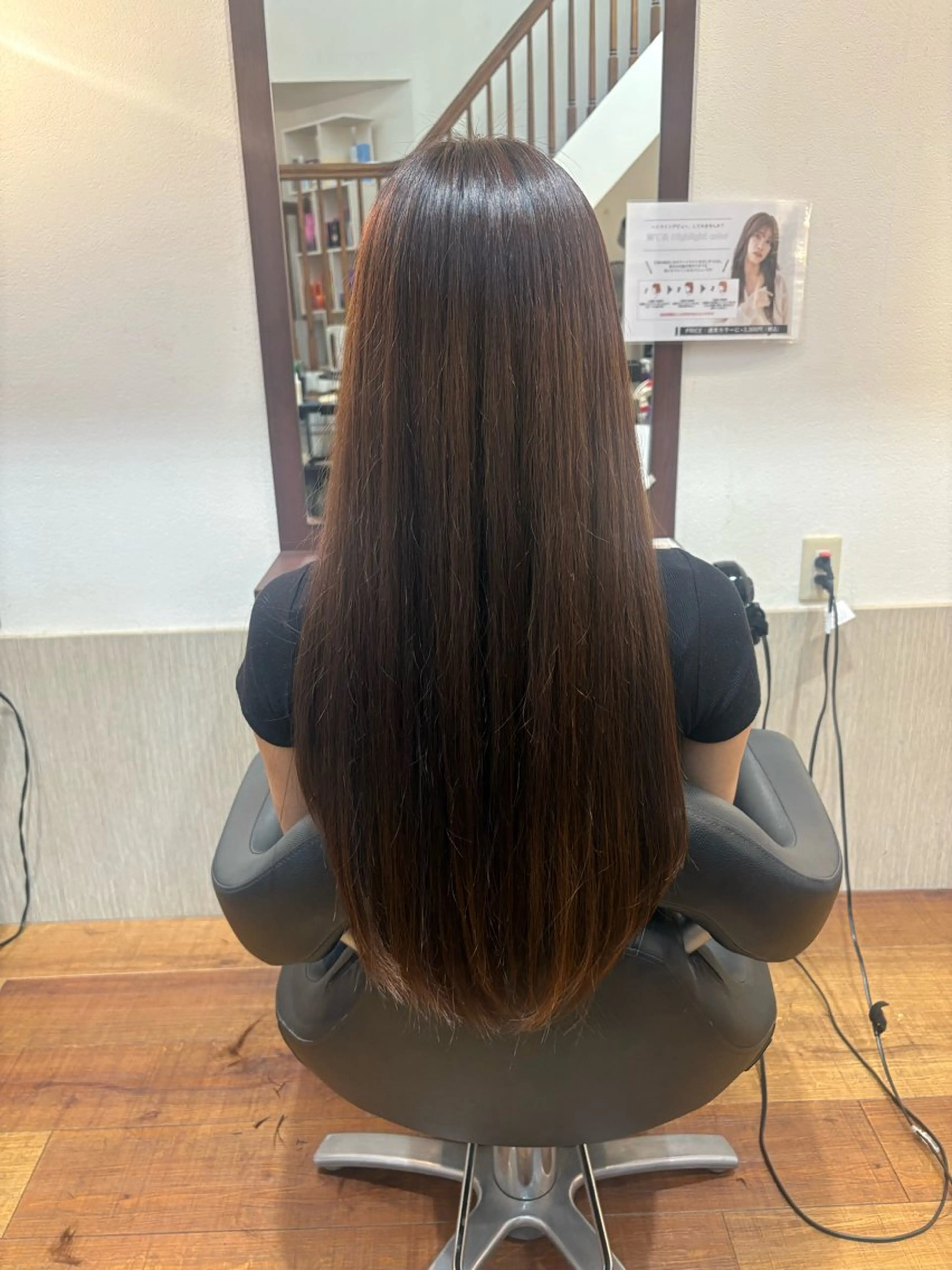 ロング MOLLASALON 浅香山店所属・髪質改善カラー 縮毛矯正🤍辻桃加のヘアスタイル