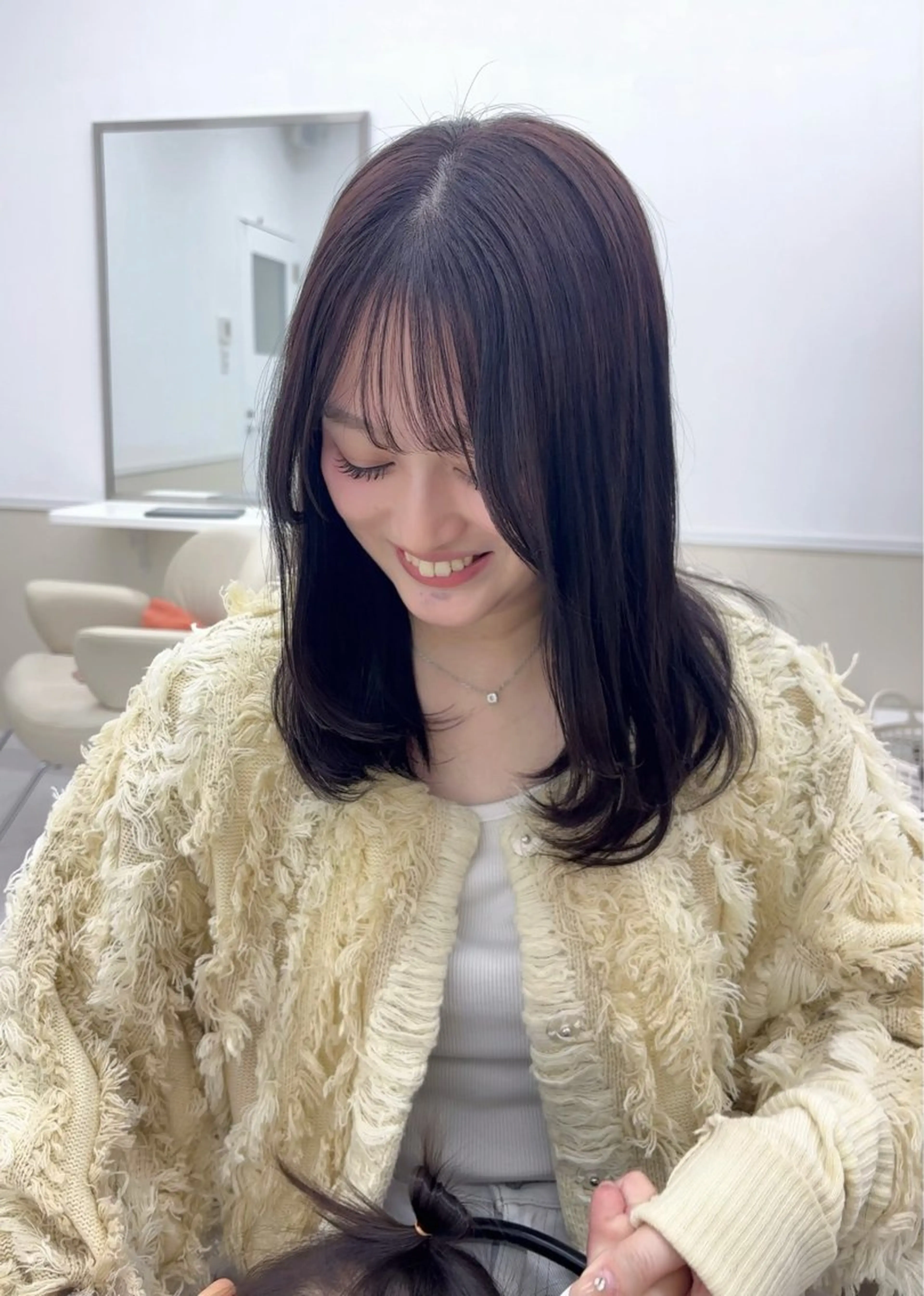 セミロング ヘアカラー YUIMARL岡山店 HONOKAのヘアスタイル