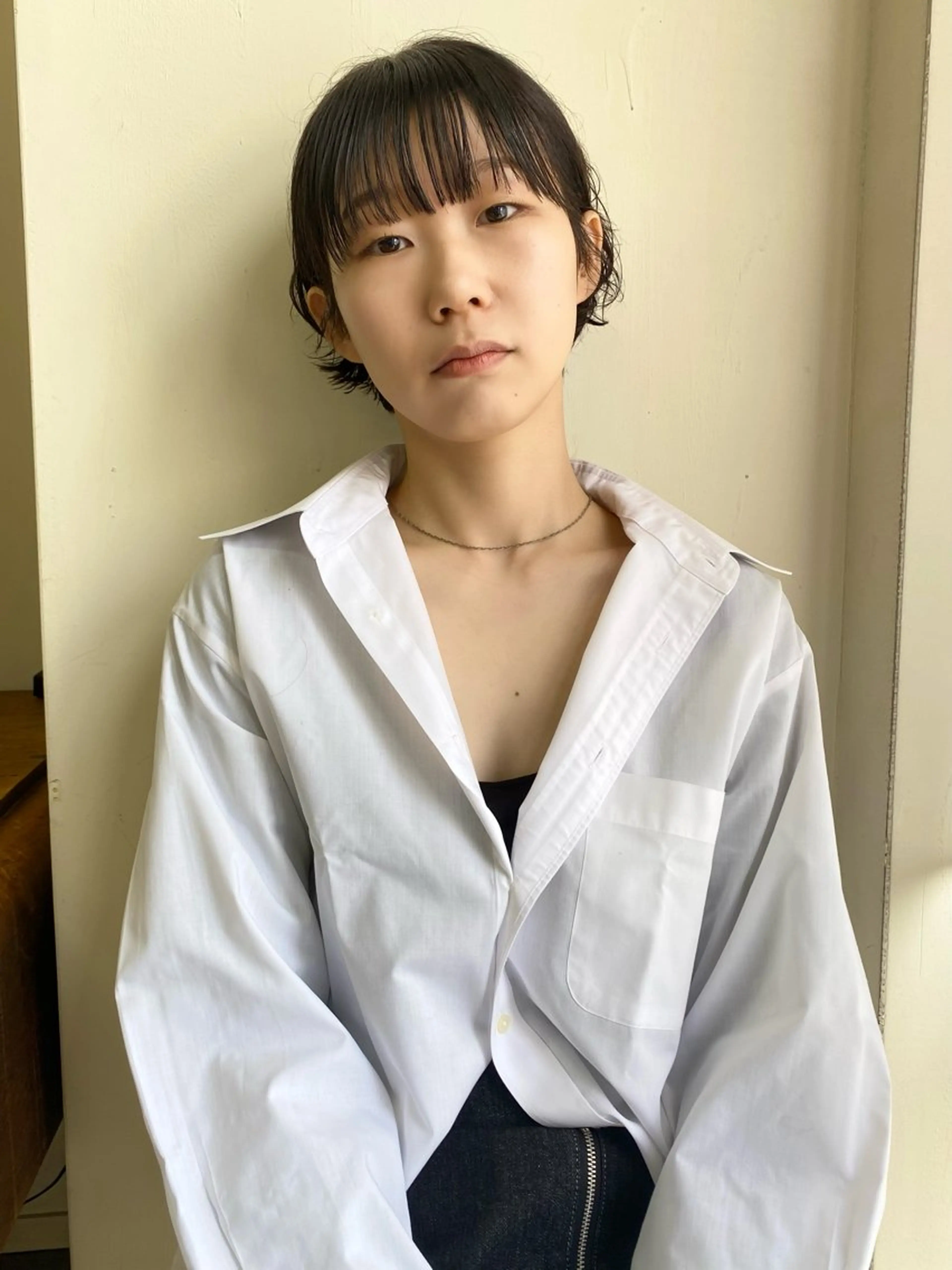 ショート パーマ 小日向 沙織のヘアスタイル