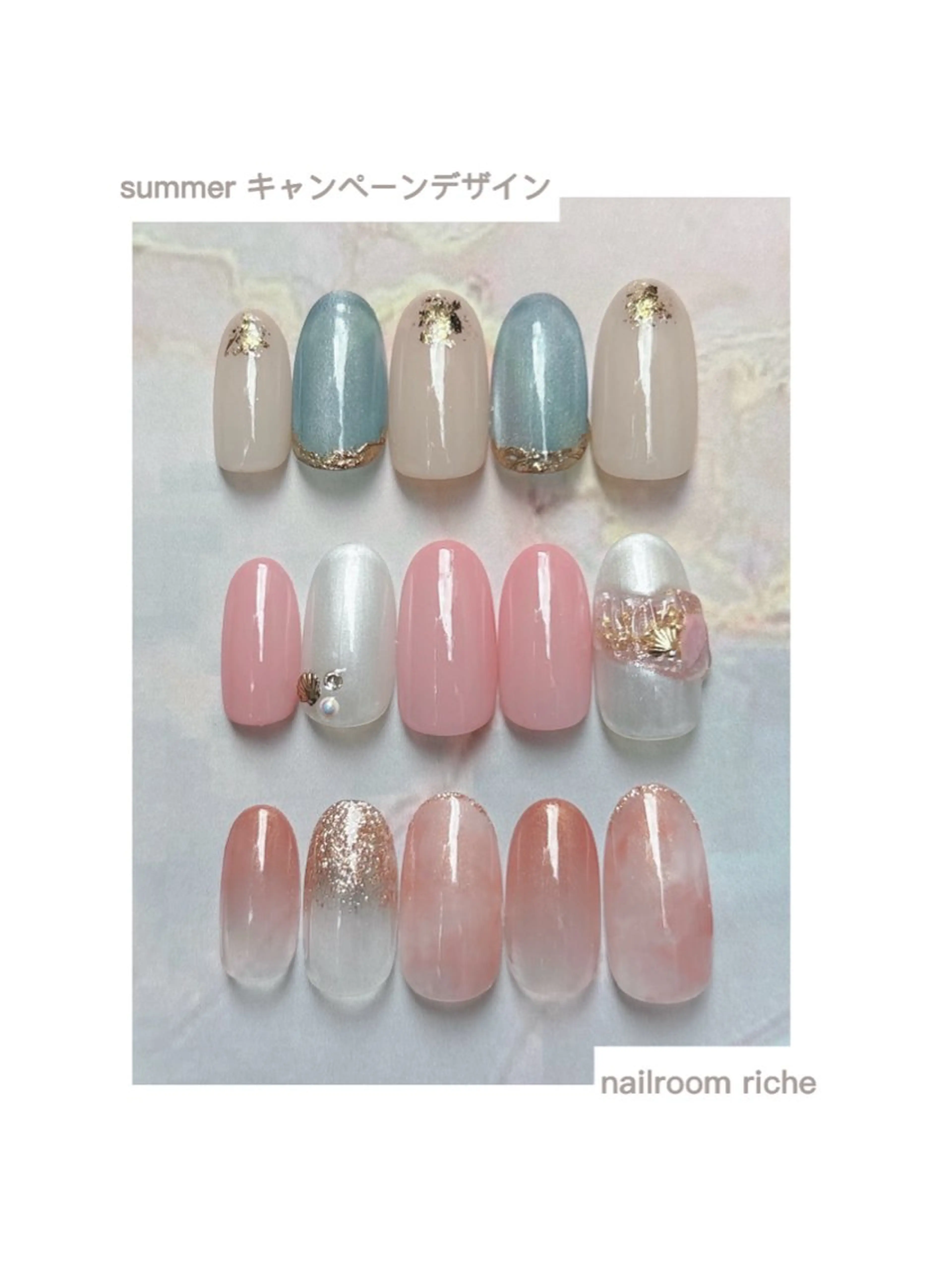 ネイル ハンドネイル nailroom richeのネイルデザイン