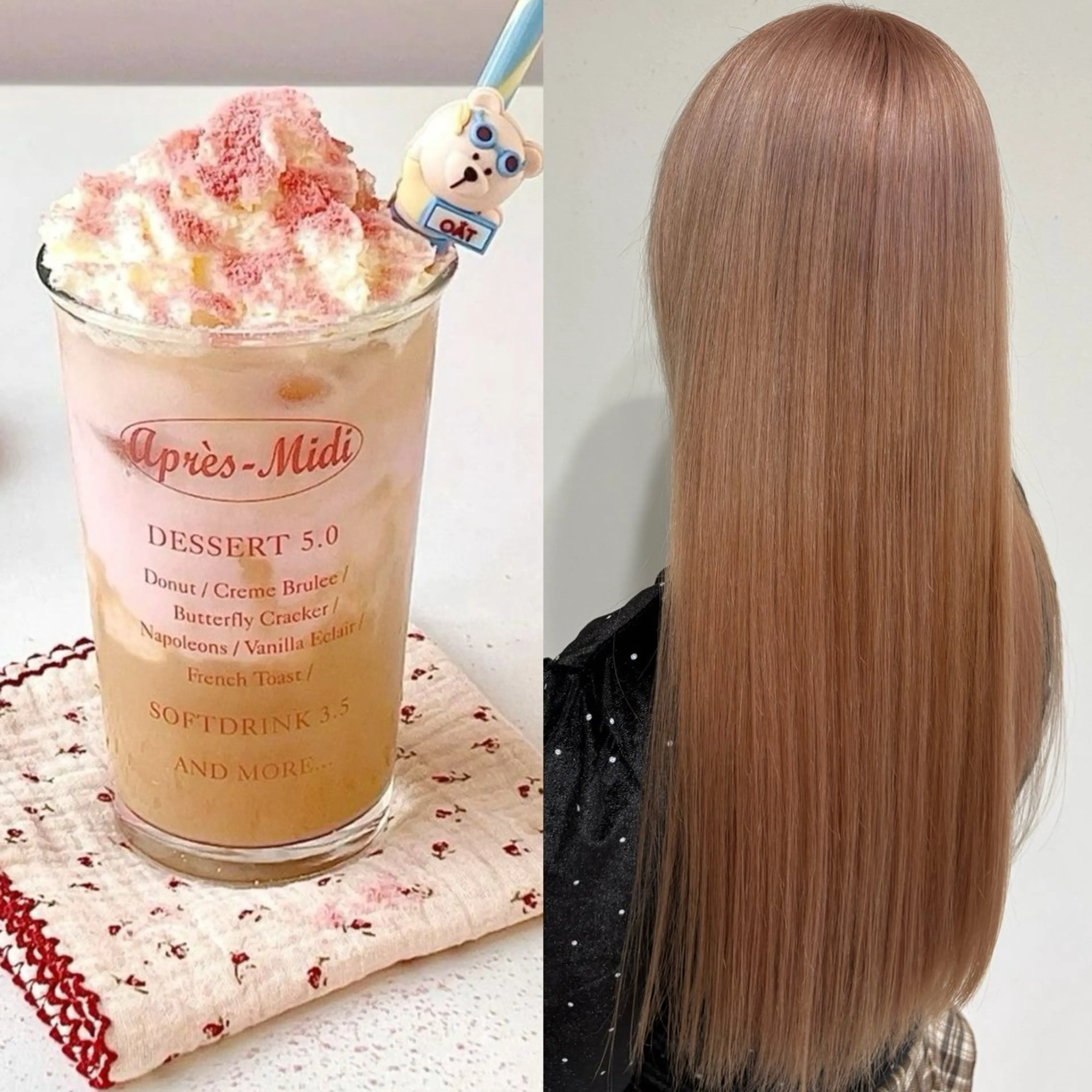 ロング ヘアカラー あやか/ハイトーンカ ラー/デザインカラーのヘアスタイル