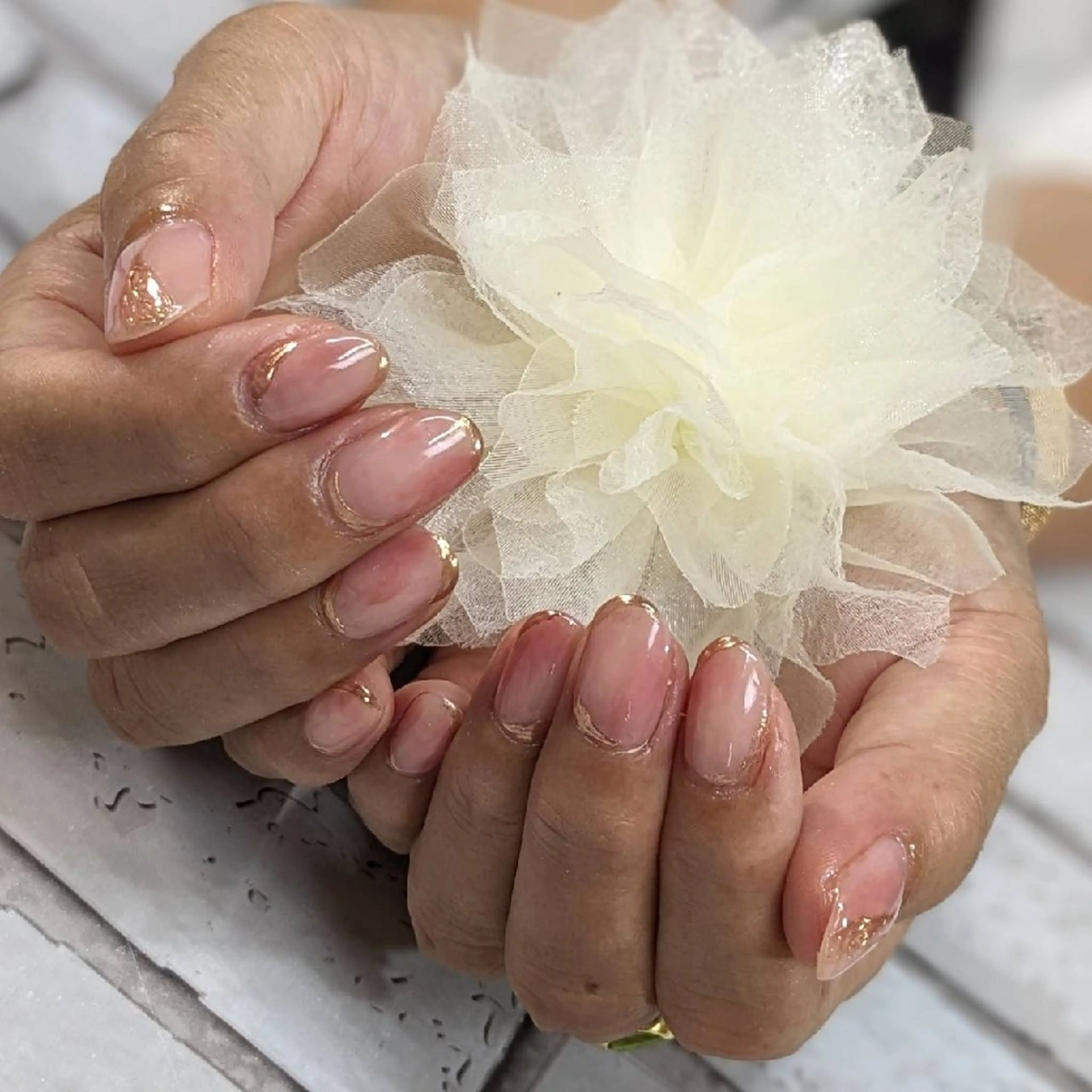 ネイル ミラーネイル ハンドネイル ネイルサロンベルティ .keikoのネイルデザイン