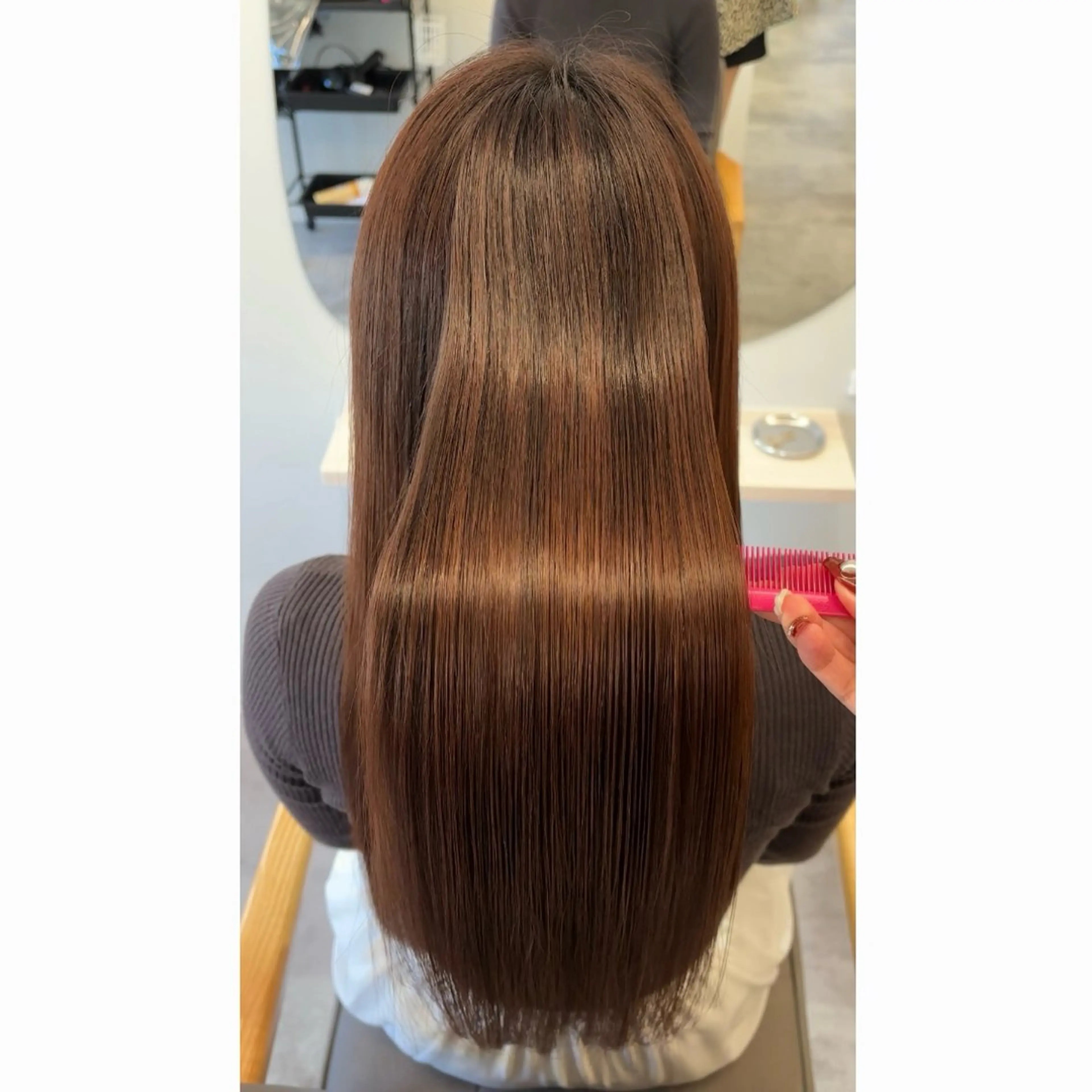 ロング カラー ヘアカラー トリートメント SOLÉ.所属・大久保 瑠泉のヘアスタイル