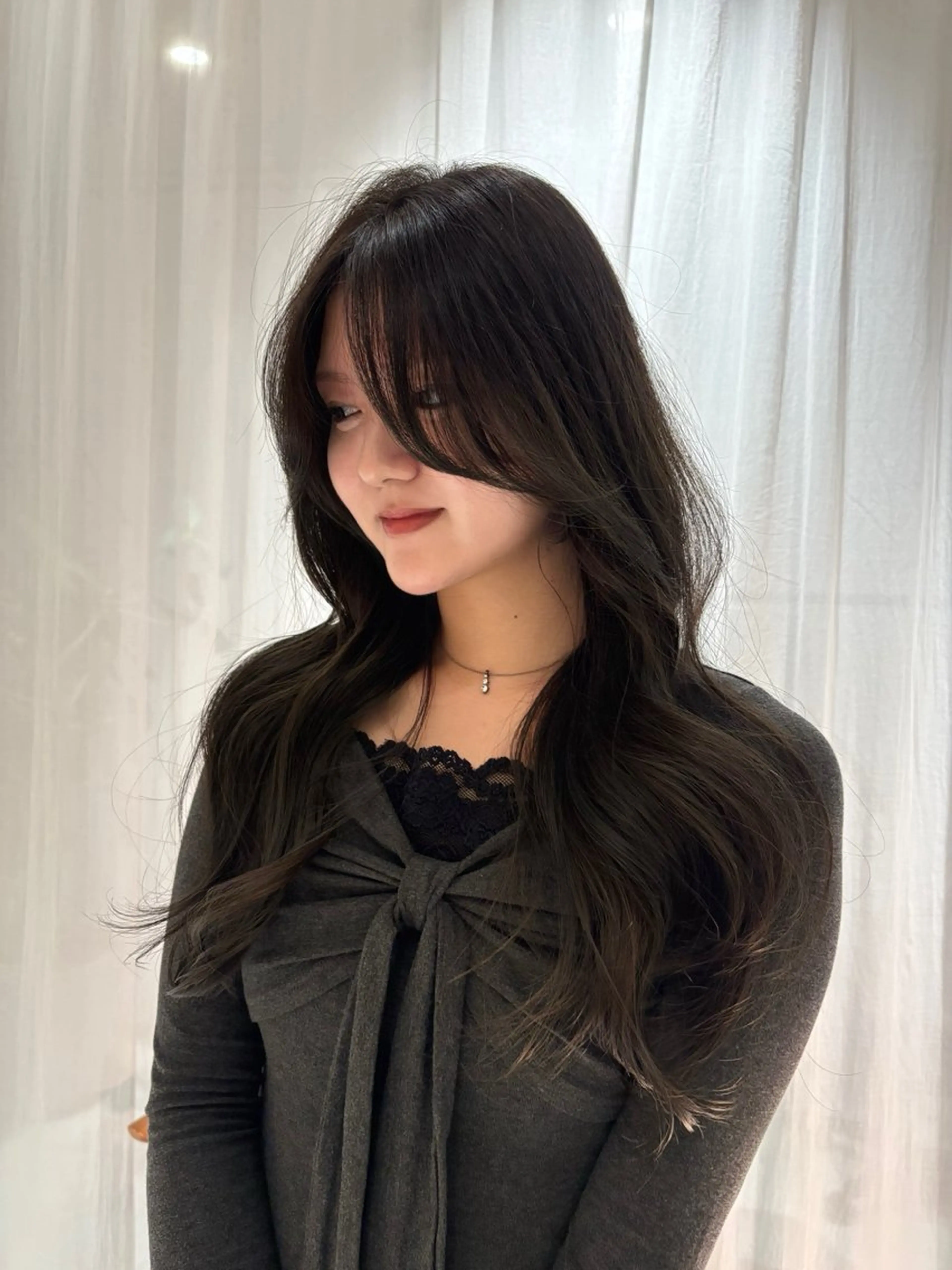 ロング カット ヘアカラー RIN⌇ レイヤー⌇ 艶カラー🌙のヘアスタイル