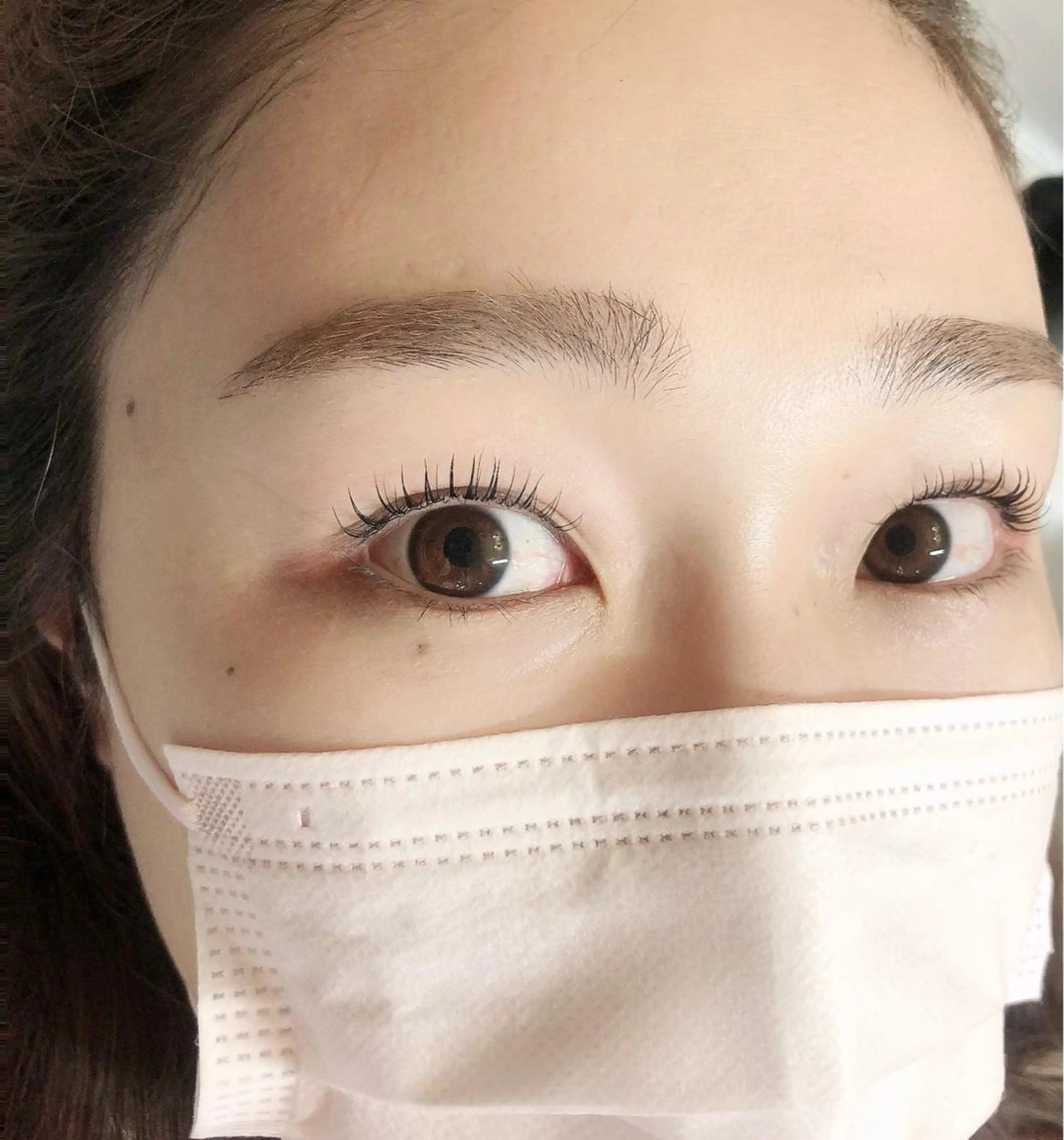 🆕眉毛スタイリングモデル＋まつ毛パーマ✨土日祝＋1100円の写真