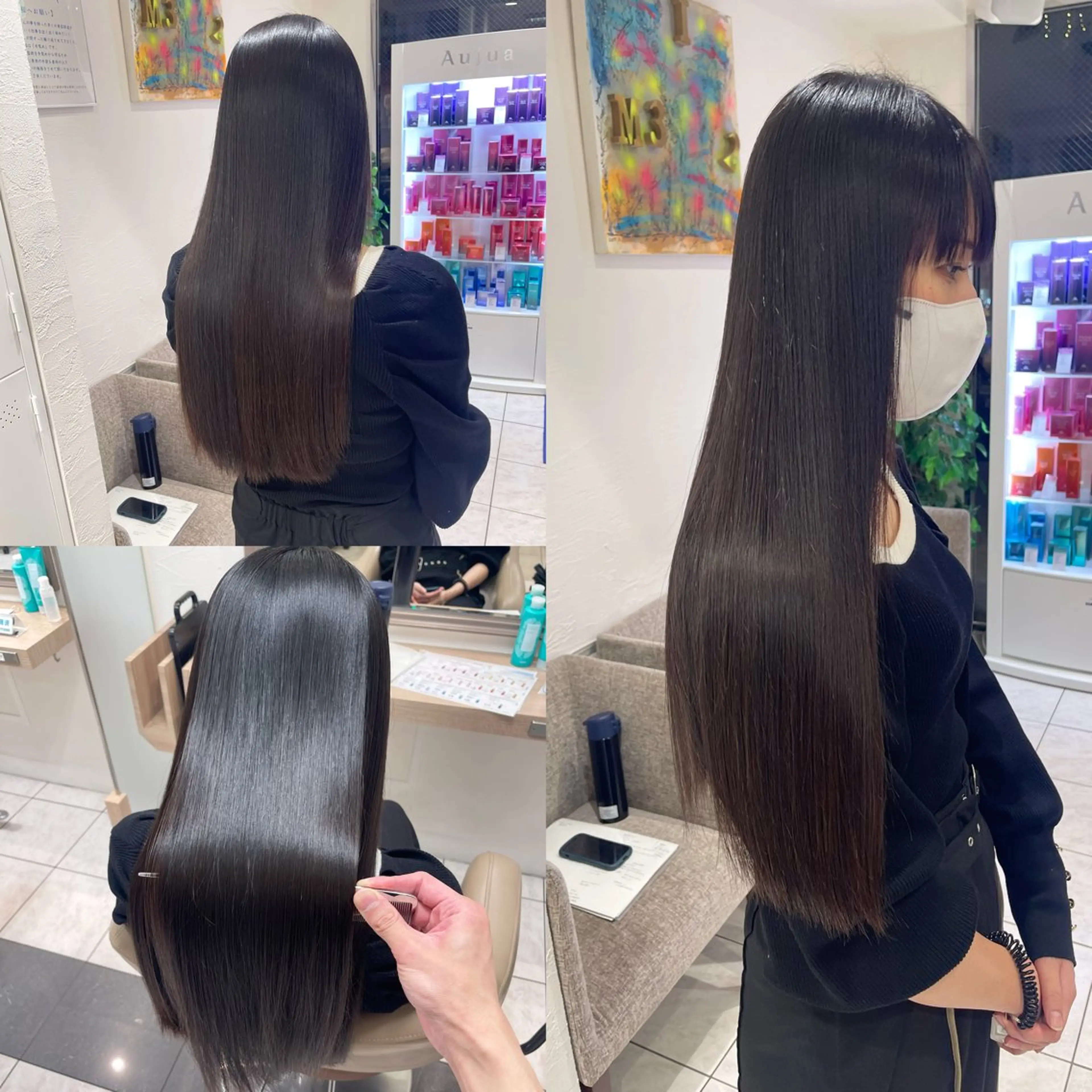 ロング Ash国立店 池田勇一”のヘアスタイル