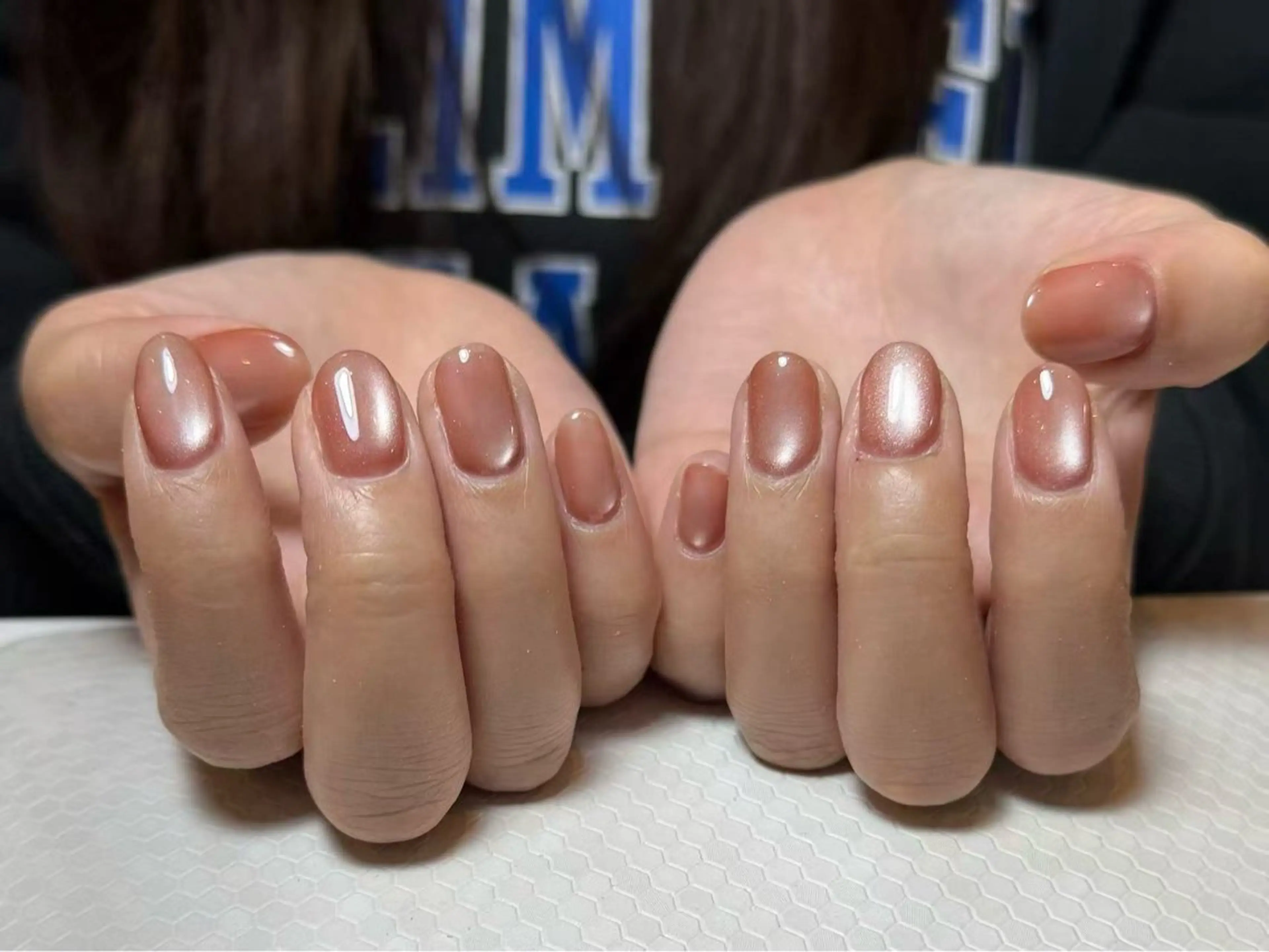 ネイル チークネイル 長さ出し フラッシュネイル フットネイル フレンチネイル Aina nail salon所属・Aina nail salonのネイルデザイン