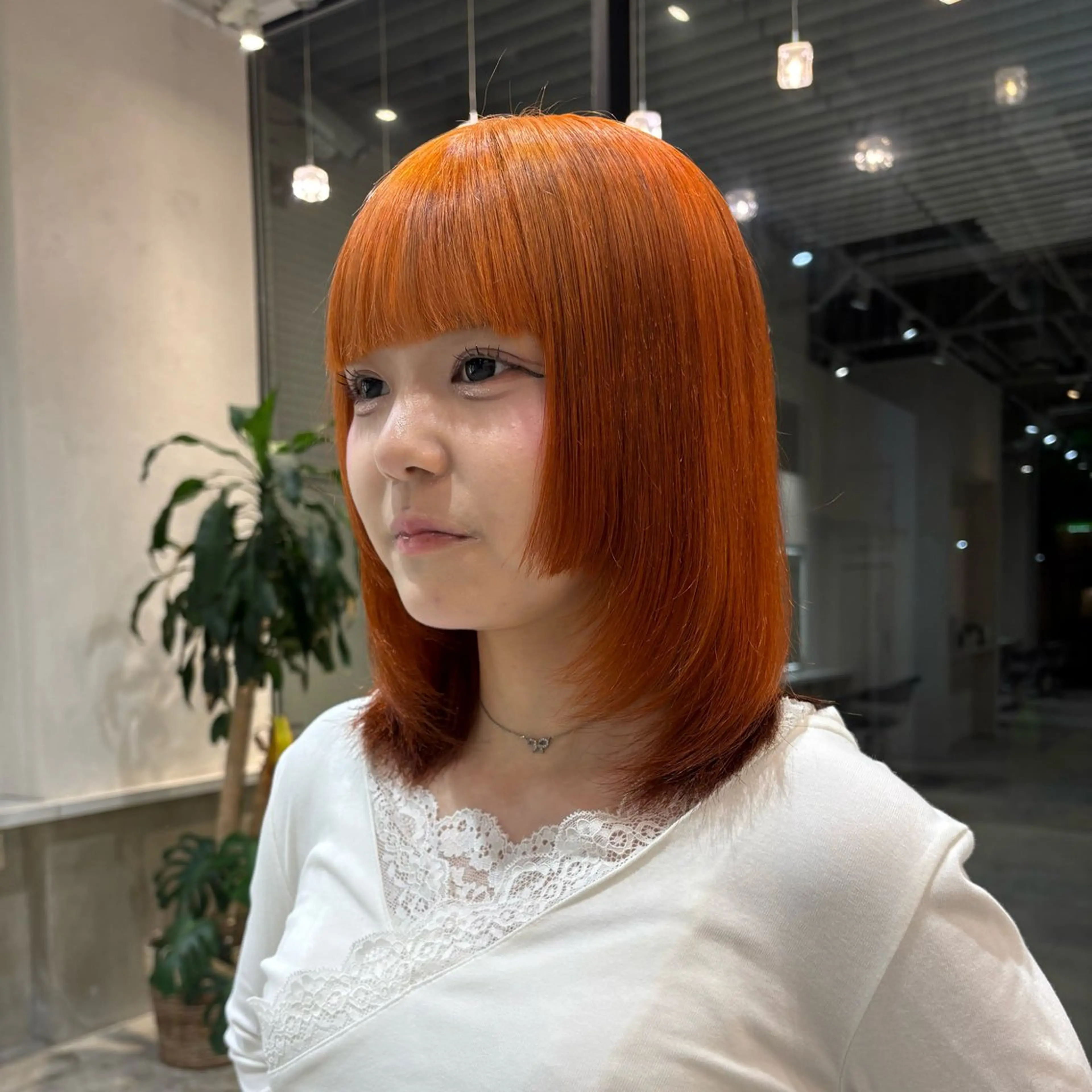 ショート ヘアカラー トリートメント ハイトーン/名駅 ここなのヘアスタイル