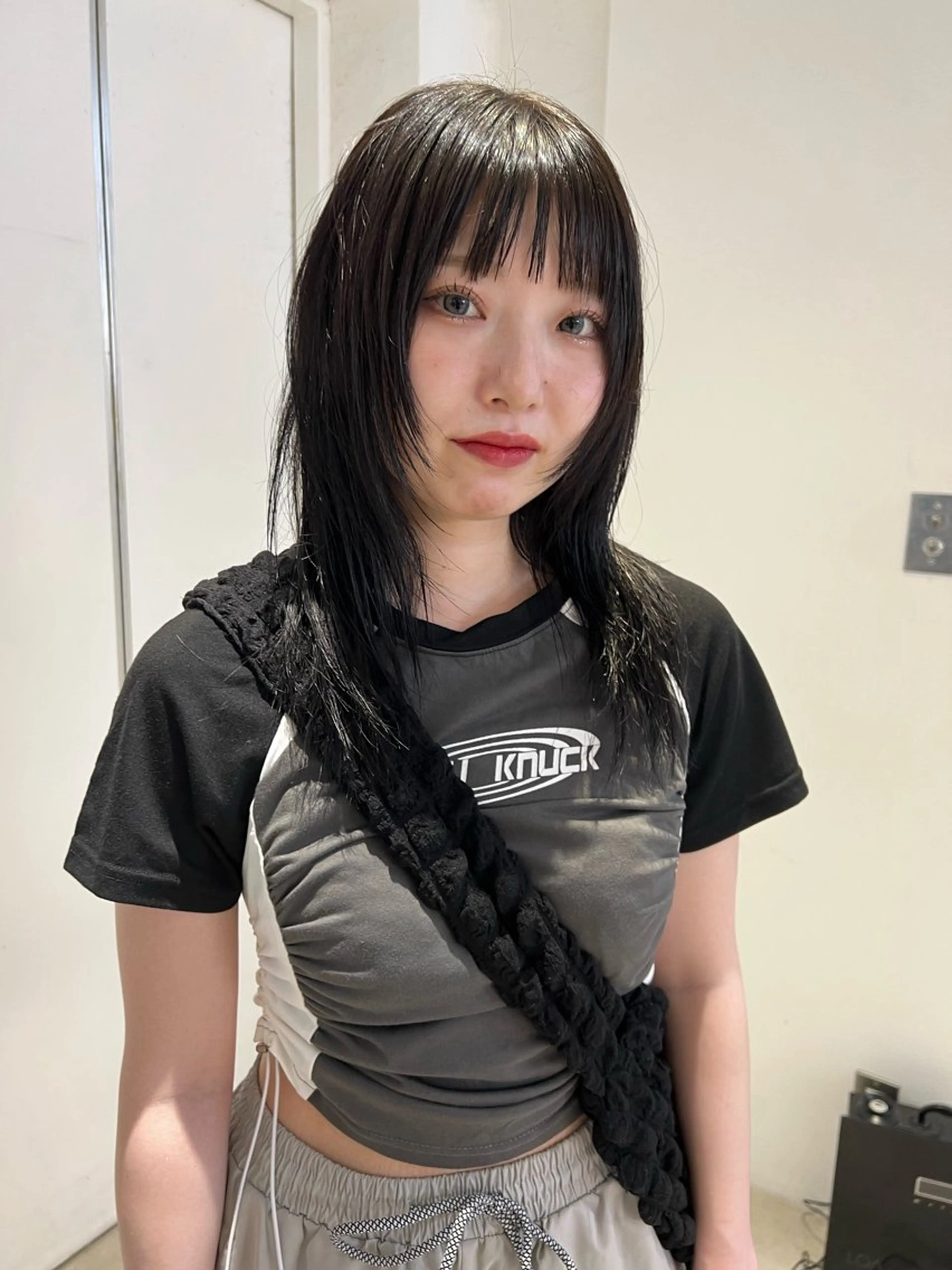 ミディアム カラー 顔周りカット/透明感 カラー✂️MEIのヘアスタイル