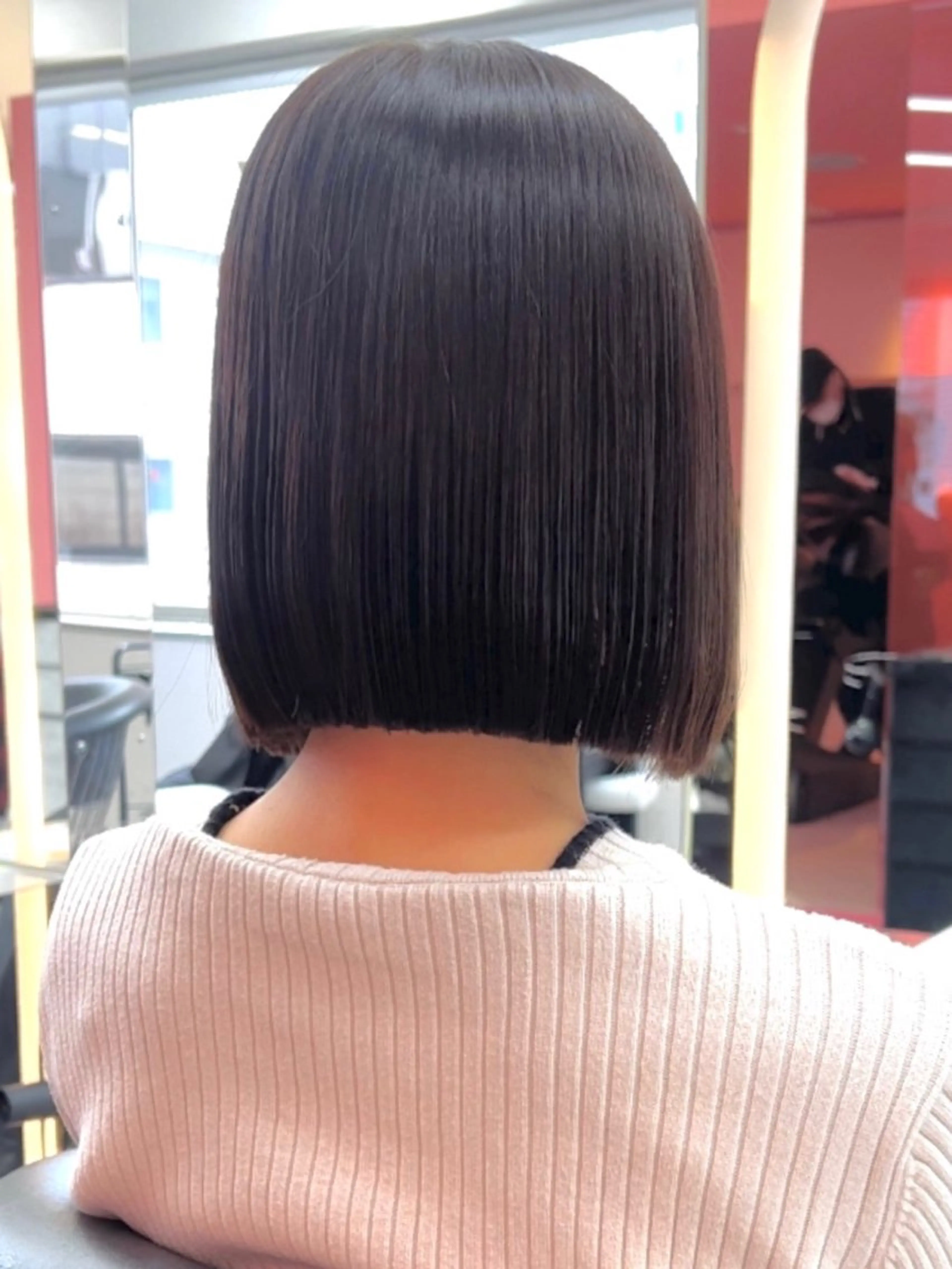 ショート カラー 莉乃/縮毛矯正/髪質 改善/艶カラーのヘアスタイル