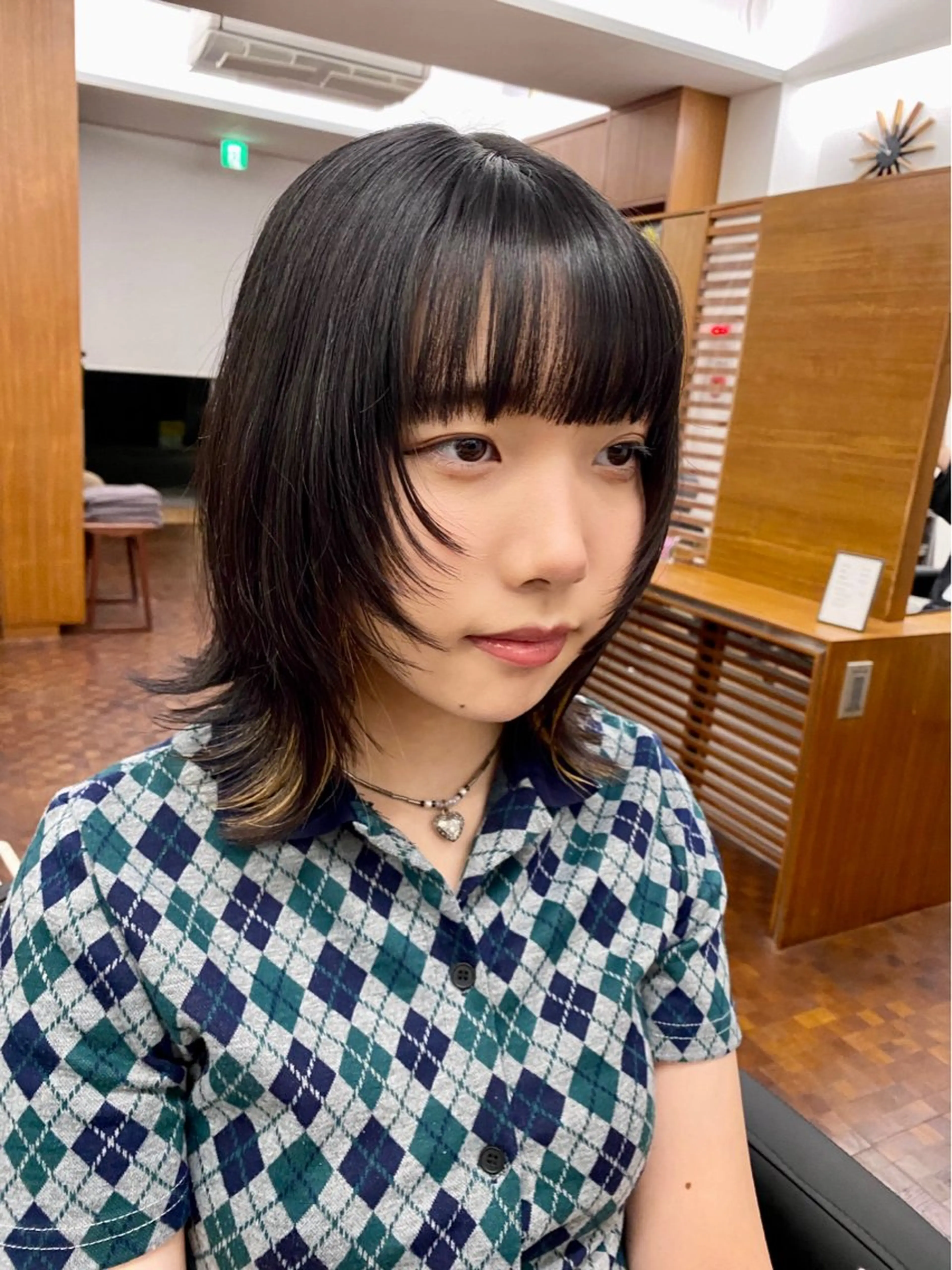 ミディアム カラー Paddle所属・似合わせレイヤー/ レイヤーパーマ/高倉のヘアスタイル