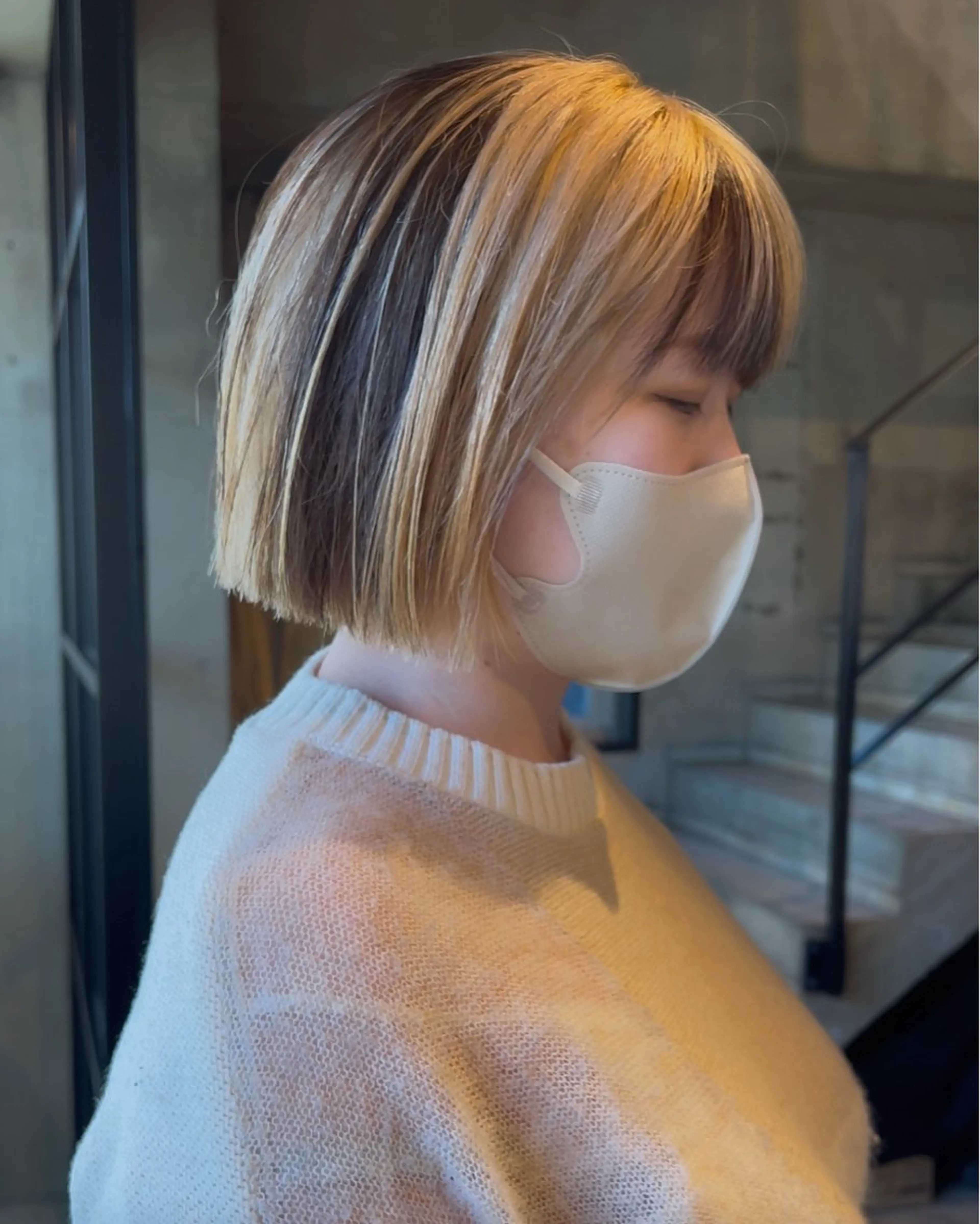 ショート カラー 乕谷 美潮のヘアスタイル