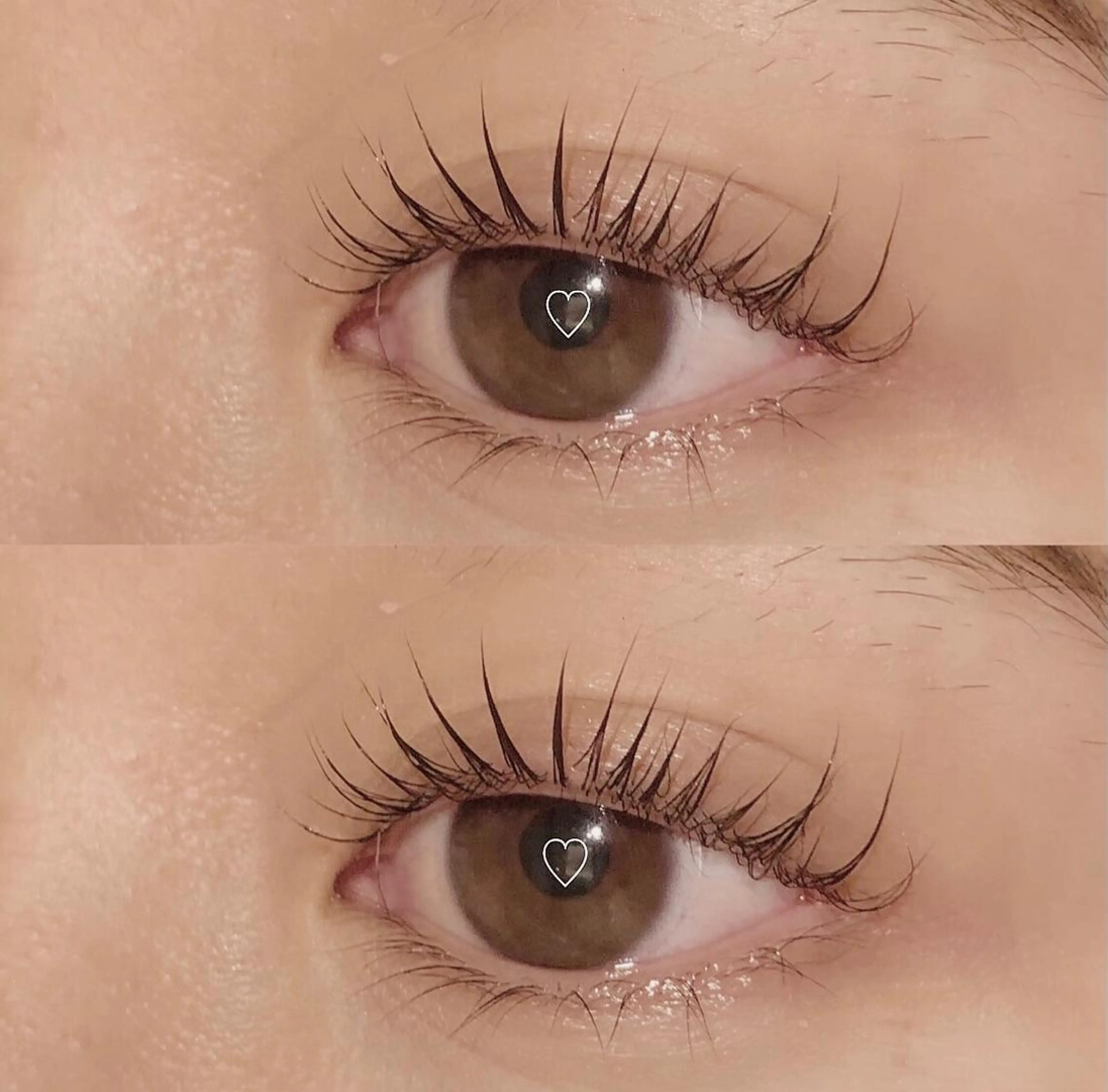 マツエク・マツパ パリジェンヌラッシュリフト sol bydiar /　riho🌺:)のマツエク・マツパデザイン