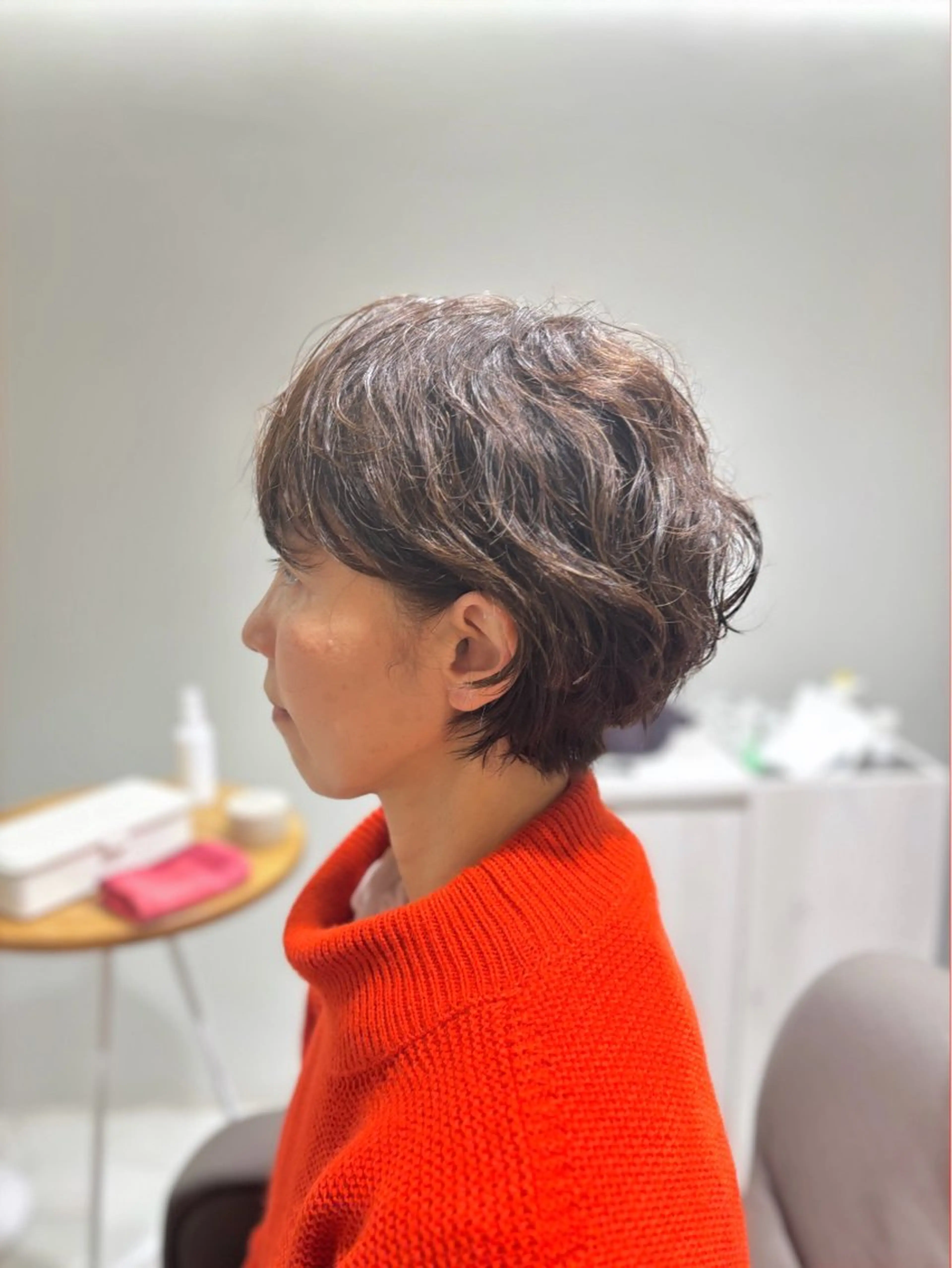 ショート くせ毛 ショートヘア カット トリートメント 白土 さくらのヘアスタイル