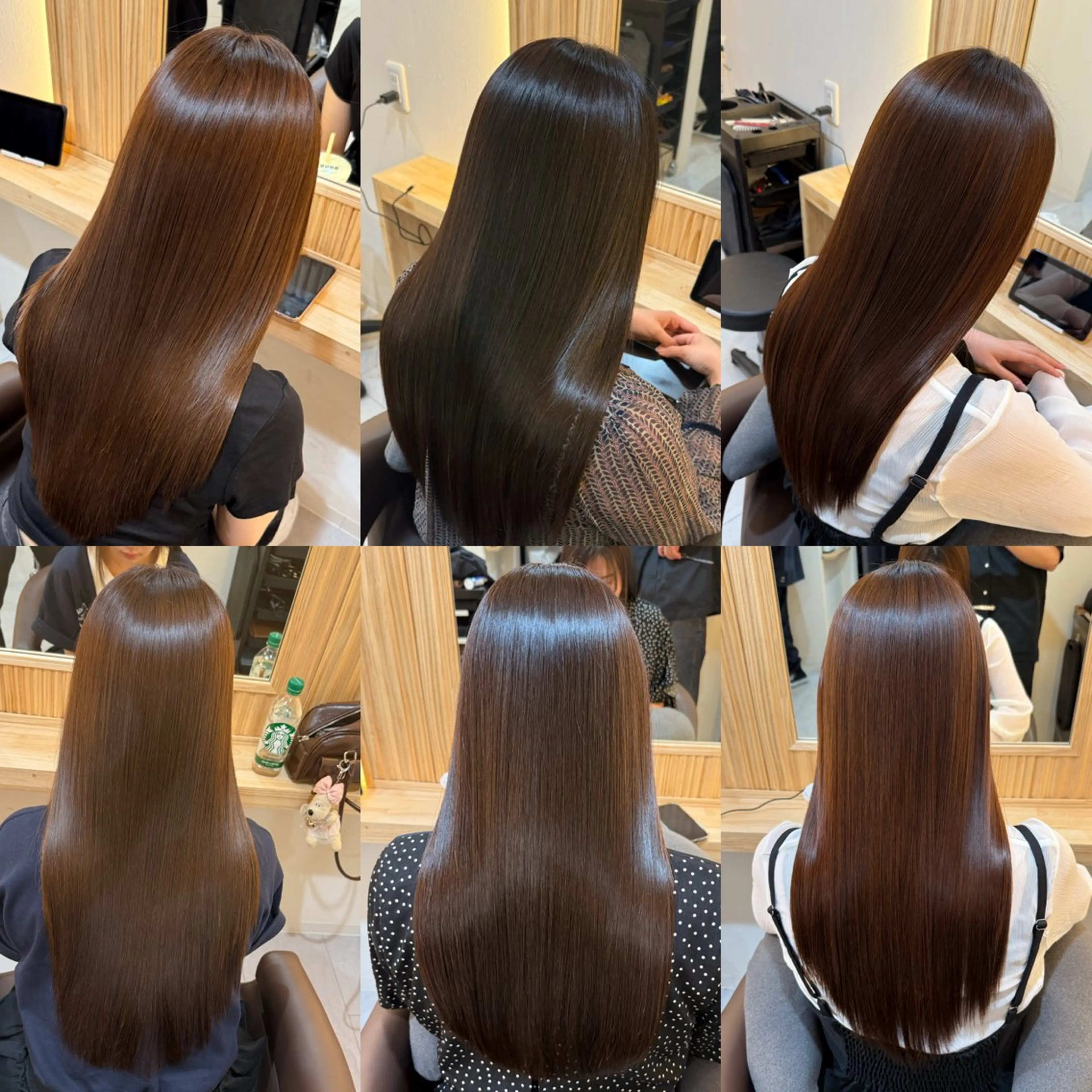 ロング ケアカラー 髪質改善 トリートメント attrait南堀江所属・KAISEI髪質改善 /縮毛矯正のヘアスタイル