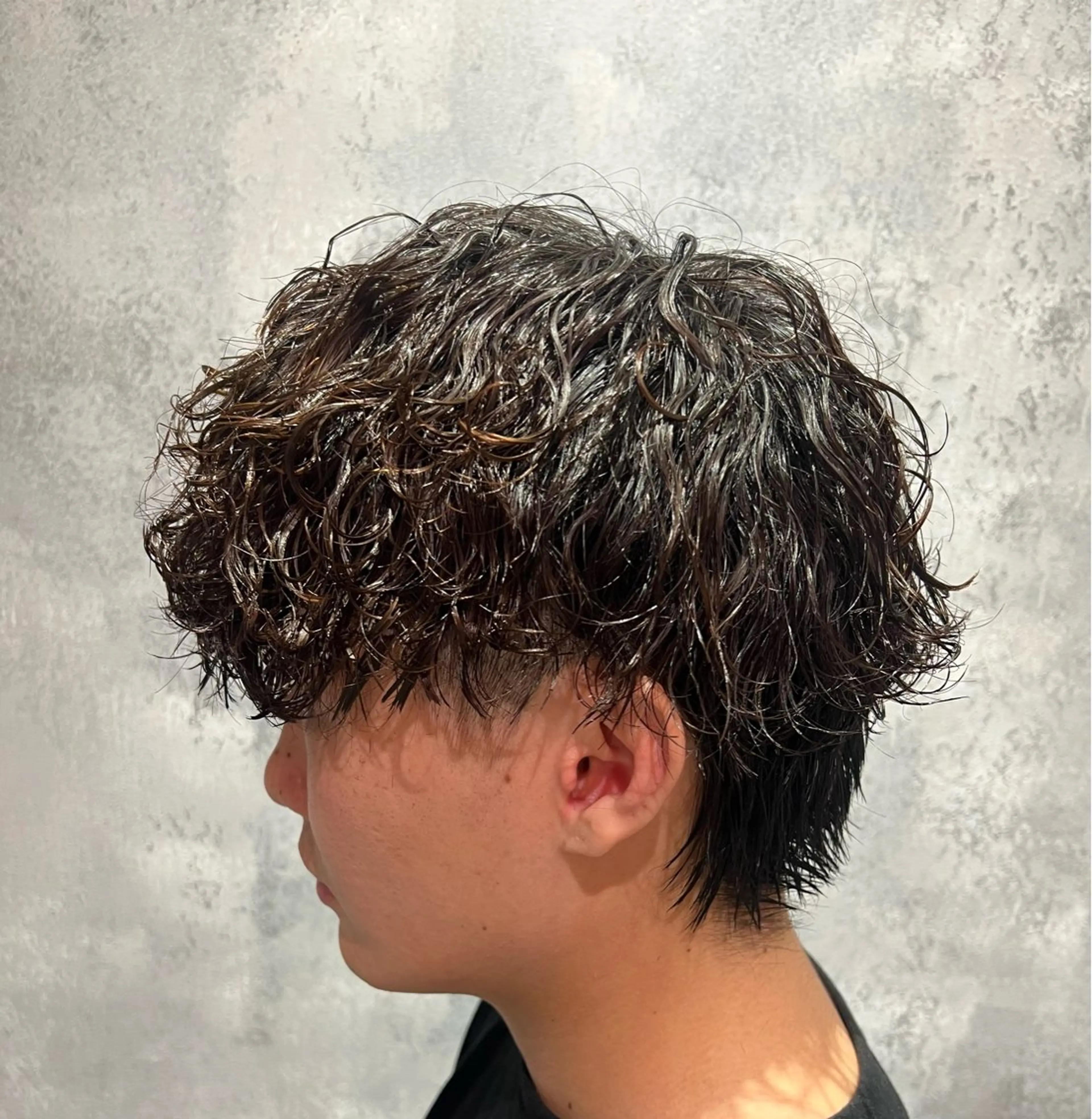 ショート カット パーマ バレイヤージュ職人 🔥代表YU-SHIのヘアスタイル