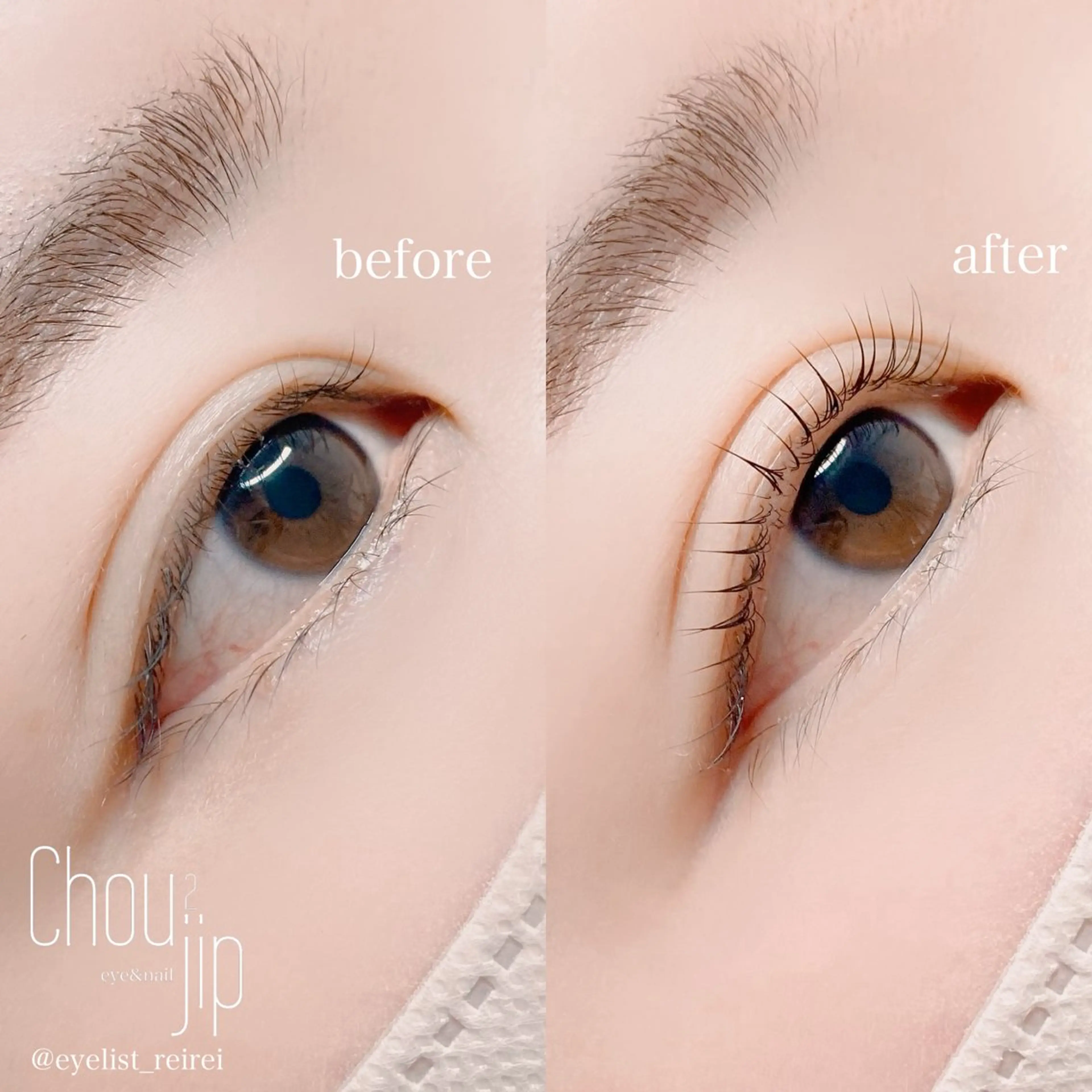 マツエク・マツパ Chou2jip 竹田麗のマツエク・マツパデザイン