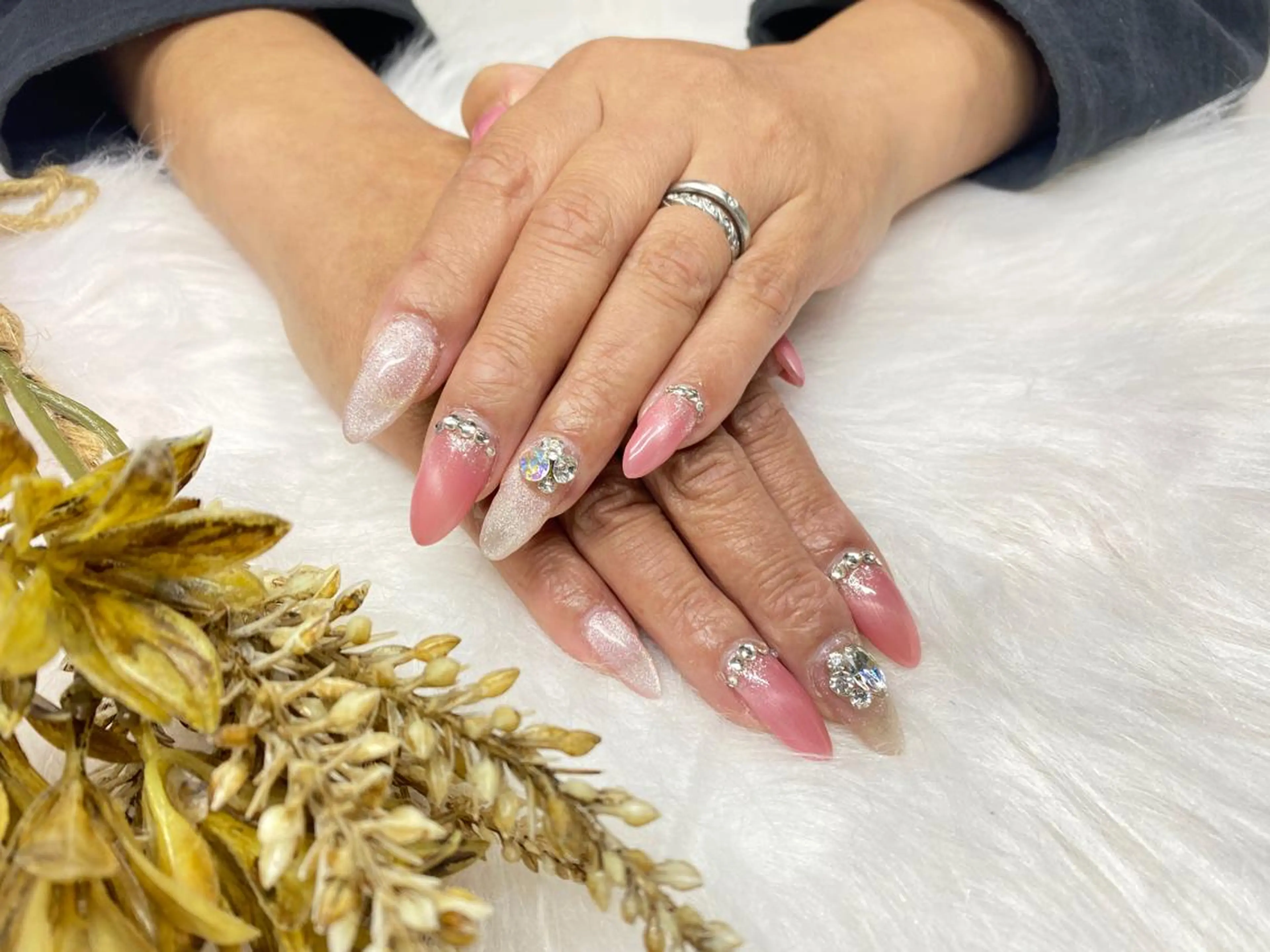 ネイル 長さ出し ジェルネイル 持ち込み スカルプネイル ソフトジェル INF ネイルサロンのネイルデザイン