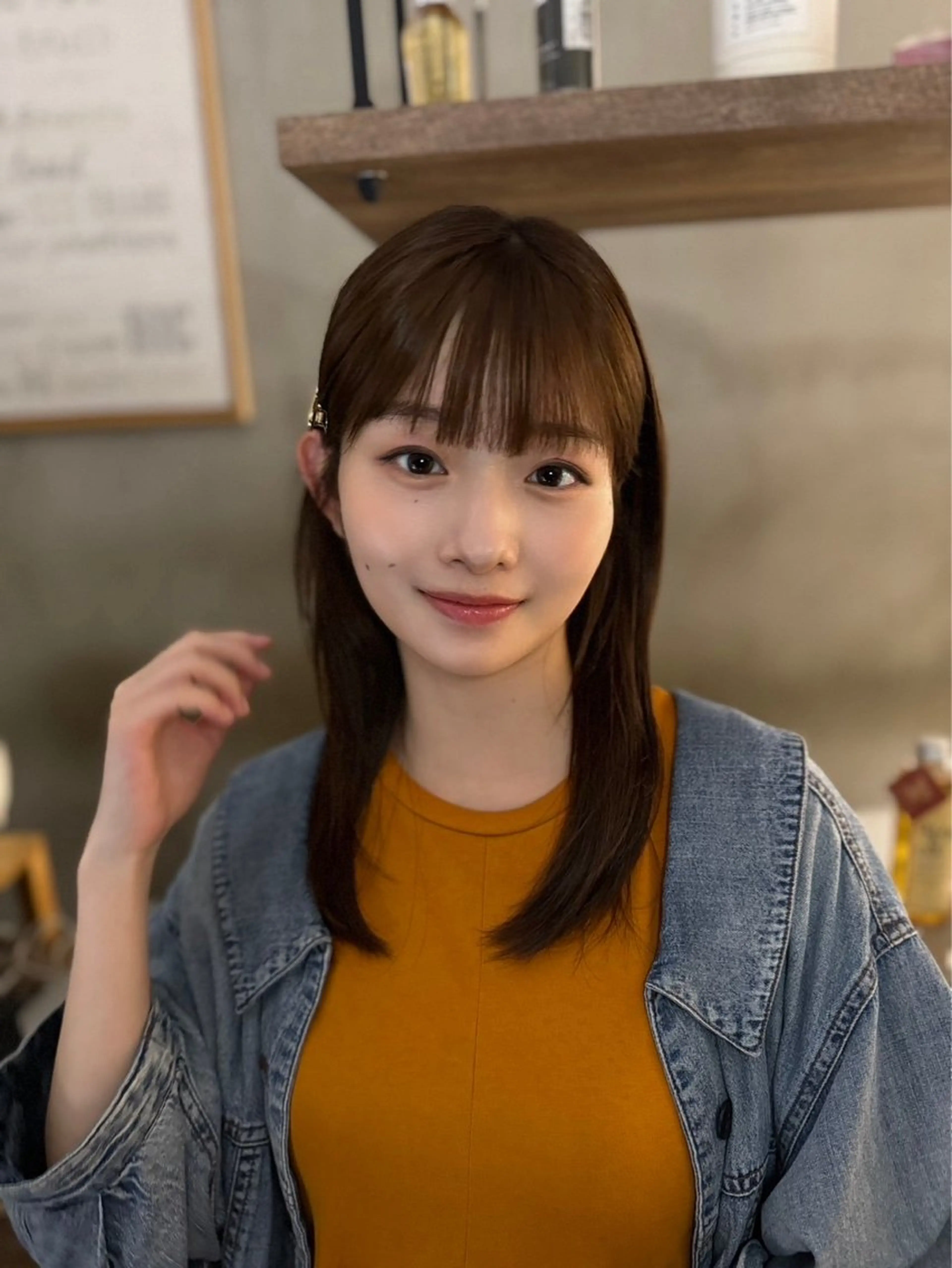 ミディアム [似合う小顔カット] 🪽MUNi恵比寿のヘアスタイル