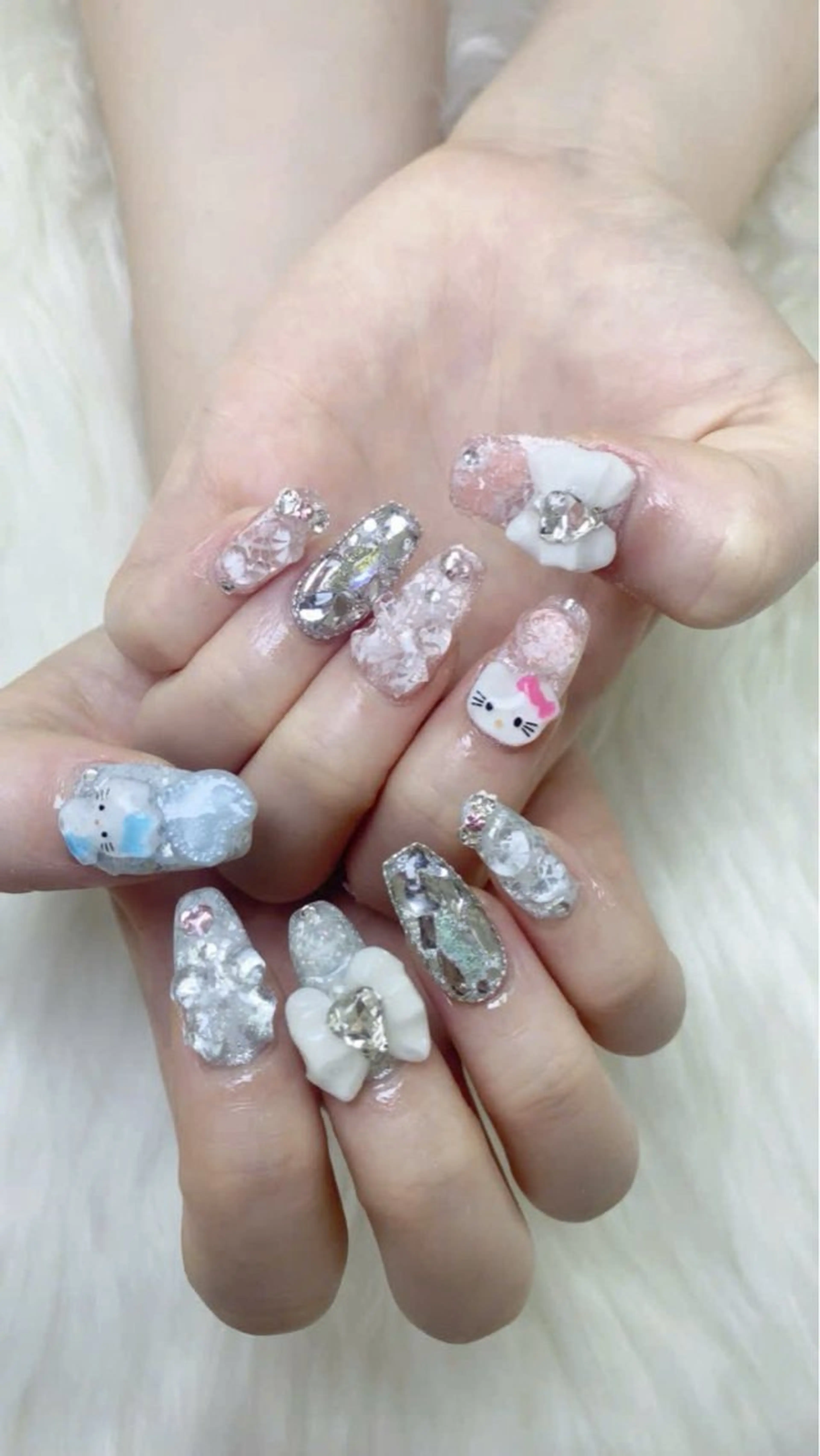 ネイル フットネイル フレンチネイル 韓国ネイル マグネットネイル ニュアンスネイル ハンドネイル ハンドケア Hara Nail 【パラジェル使用】のネイルデザイン