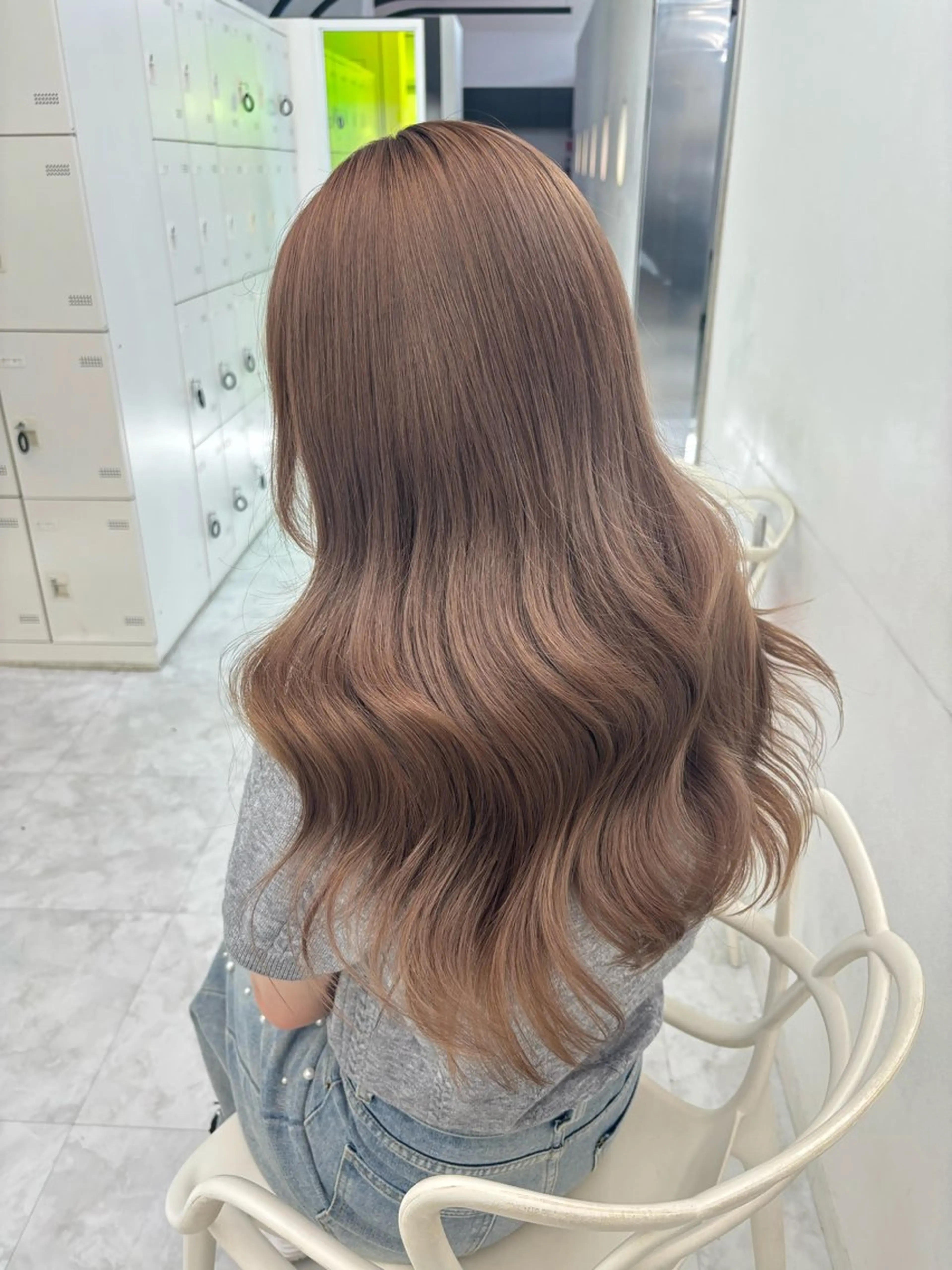 カラー ヘアカラー Wカラー/暖色/べ ージュりく©︎🐝のヘアスタイル