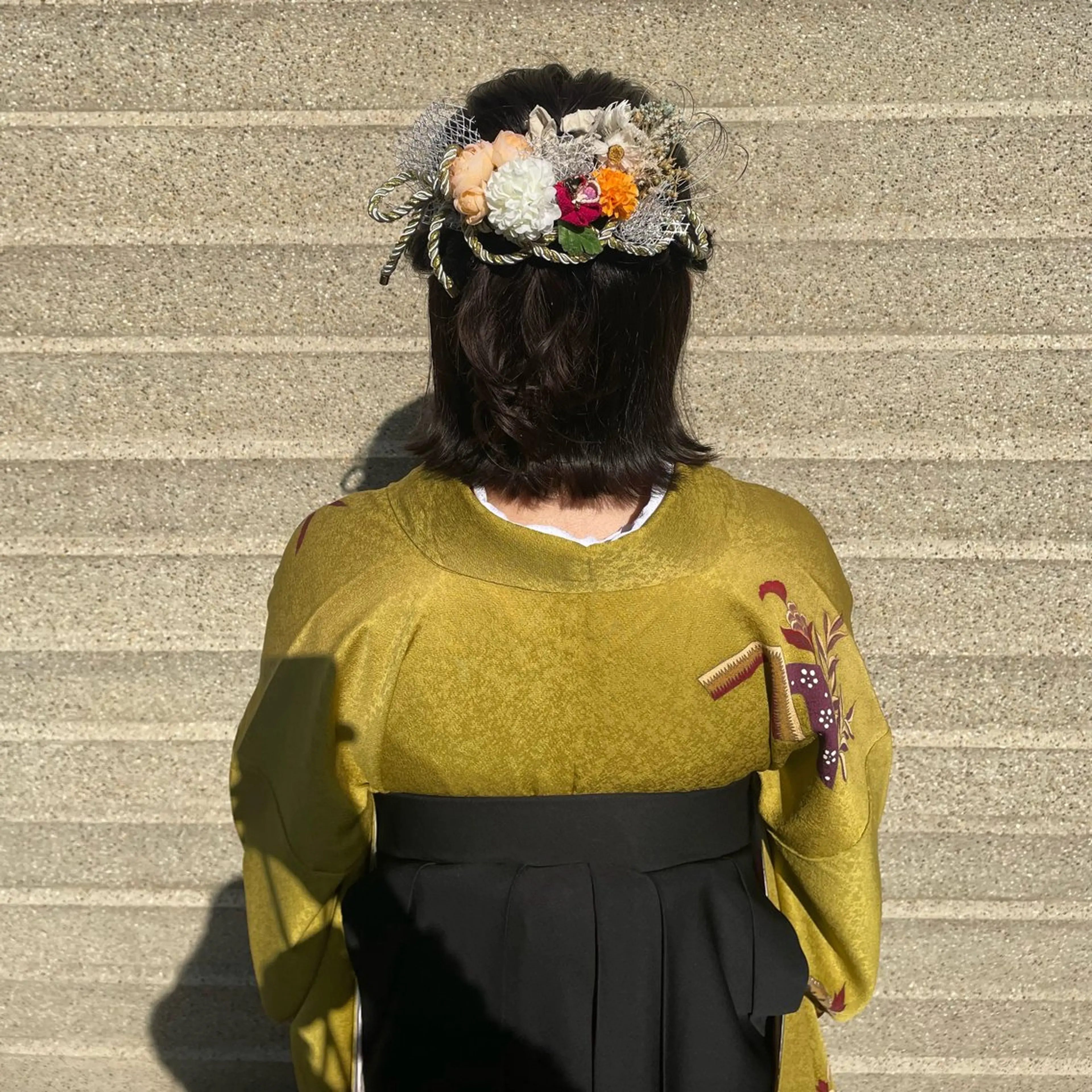 ミディアム ヘアアレンジ 成人式 ハーフアップ ポニーテール 結婚式・ブライダル 簡単アレンジ 着付け 当日予約大歓迎💕/ Chisatoのその他イメージ