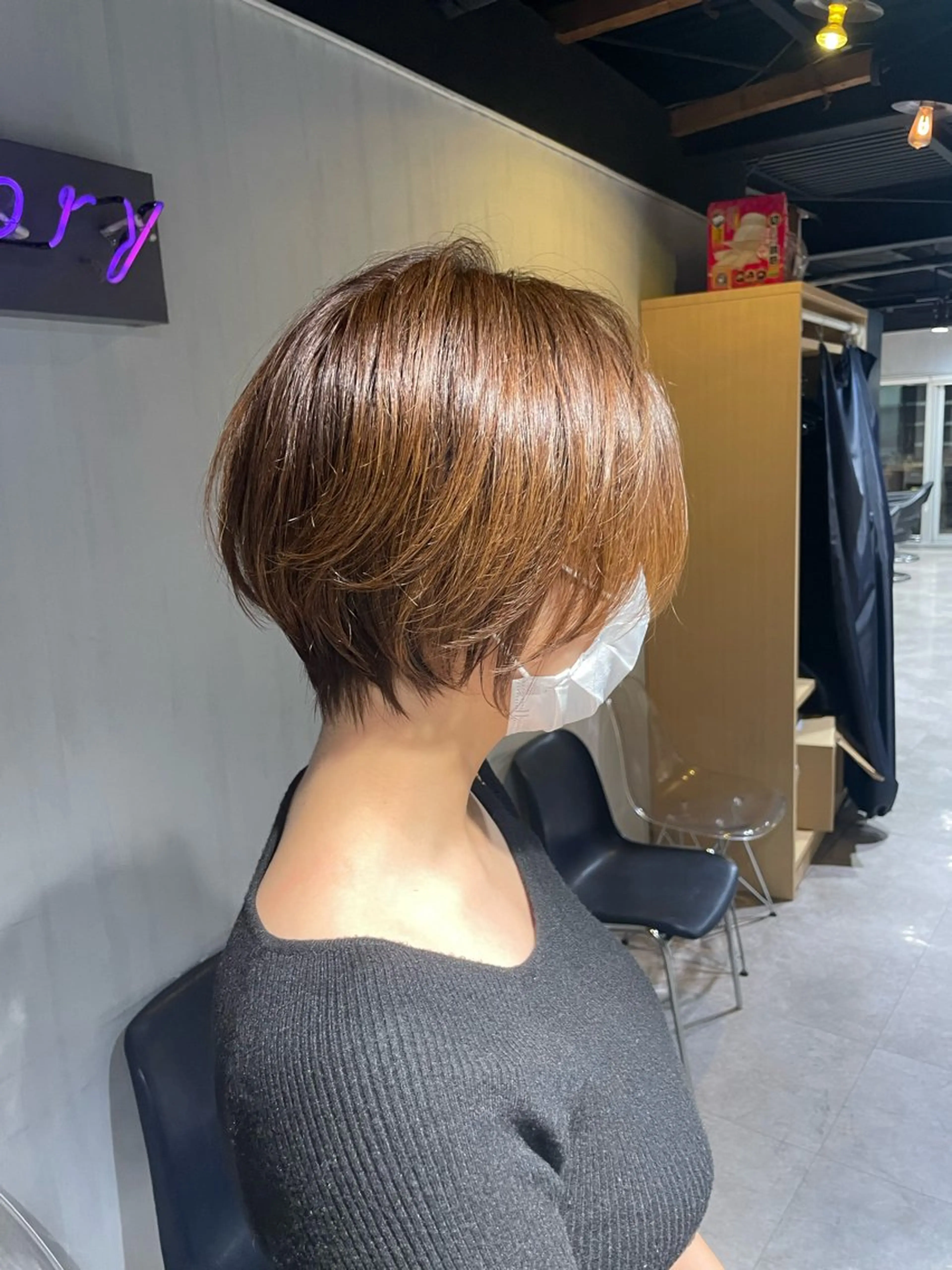 ショート カラー カット ヘアカラー トリートメント ヘッドスパ ヘアセット 🦋ハイトーンボブ ショート🦋トシキのヘアスタイル