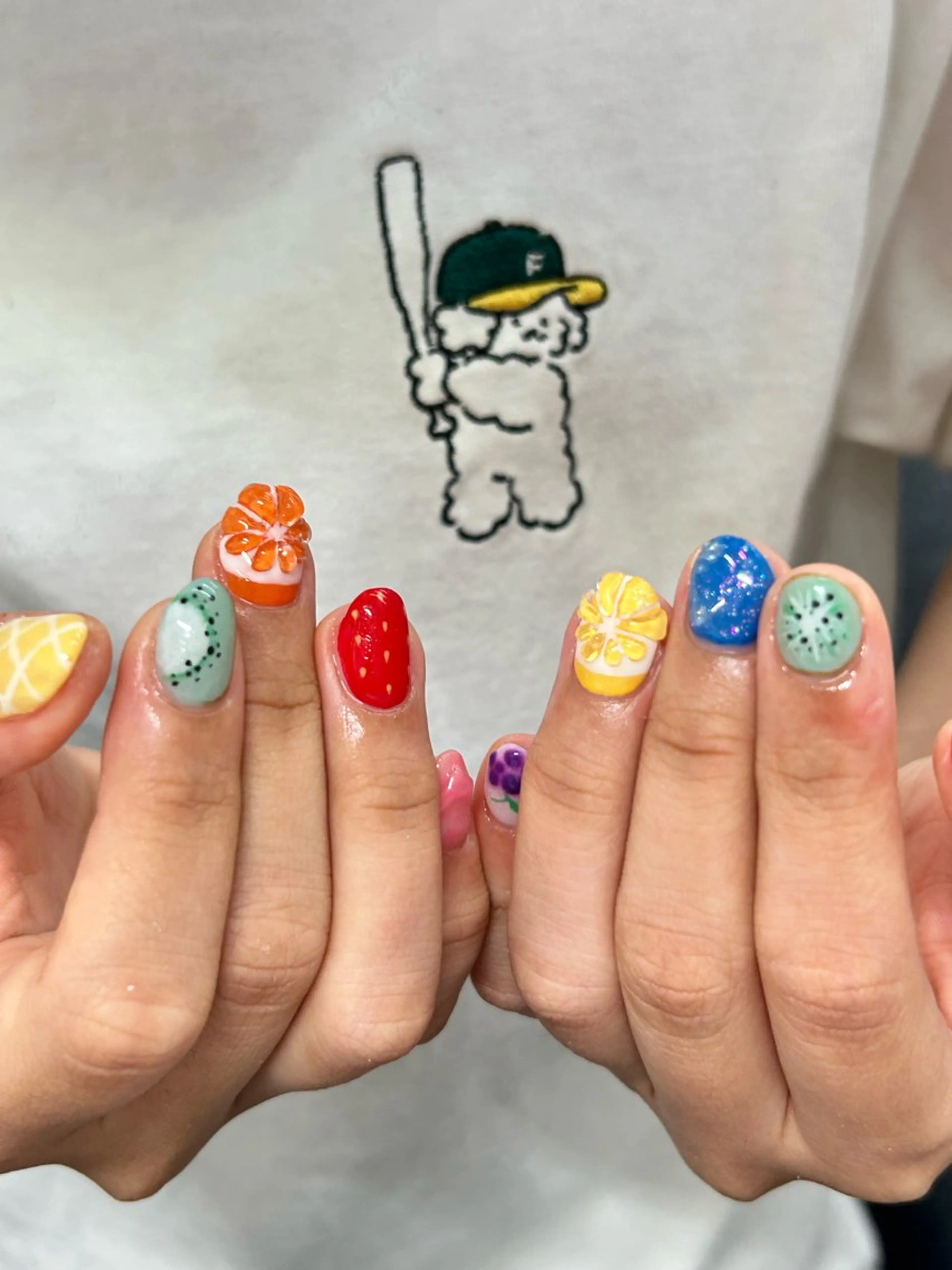 ネイル ハンドネイル プライベートネイルサロンone nail所属・one nail 【カラフル/個性派】のネイルデザイン