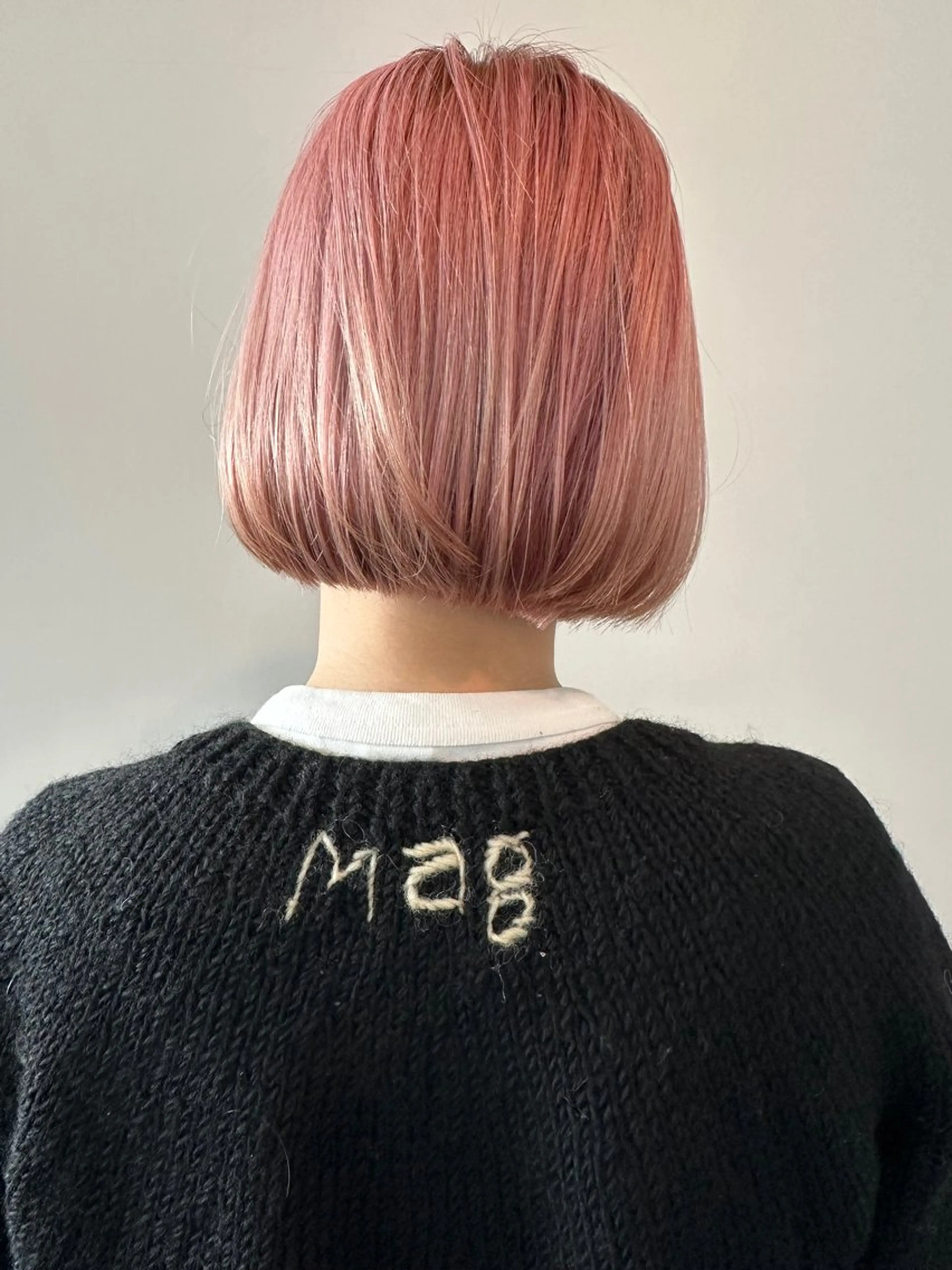 ショート 🍓ケアブリーチ× レイヤーカット🍓のヘアスタイル