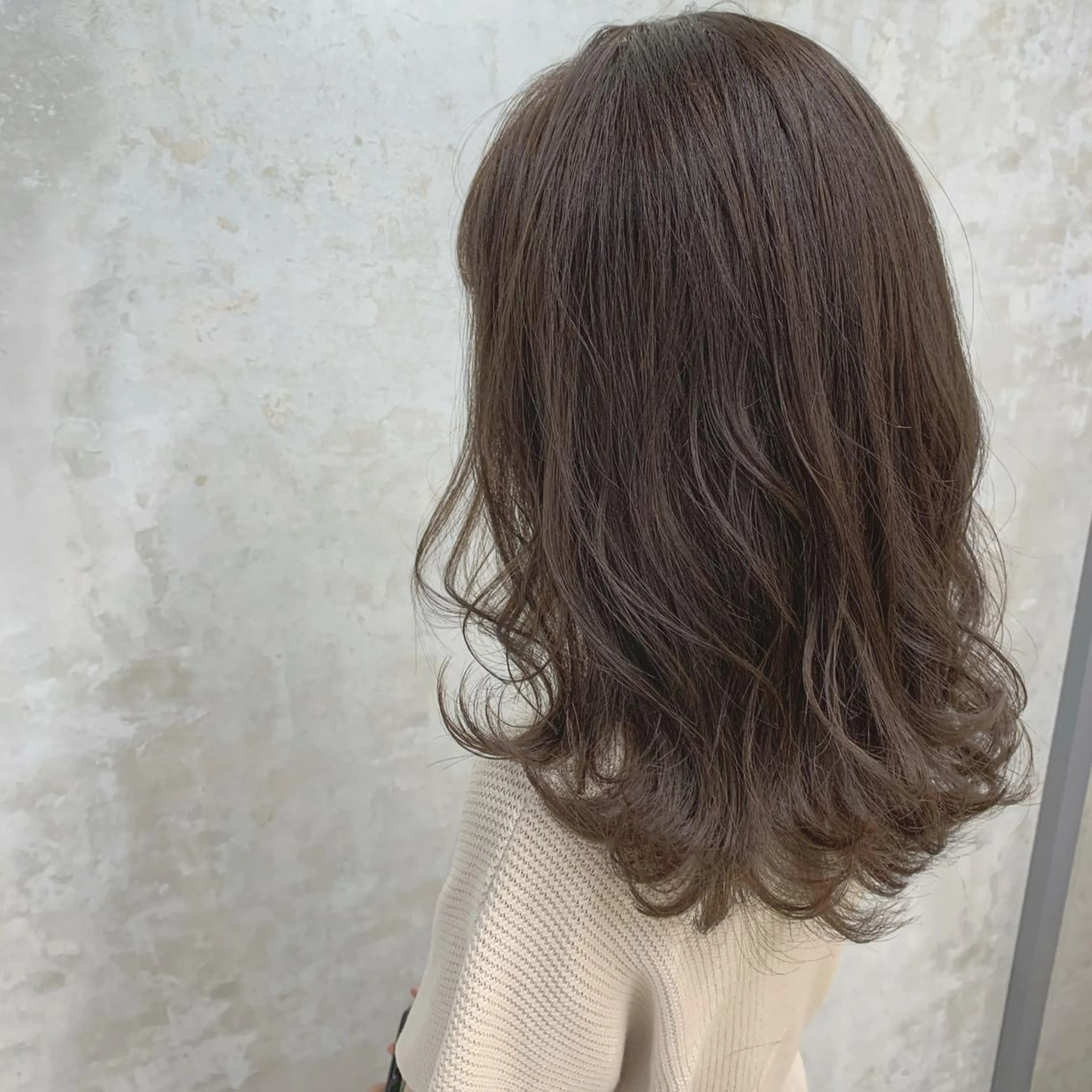 ミディアム カラー カット ヘアカラー トリートメント ルーチェヘアー 北摂エリアNo.1のヘアスタイル