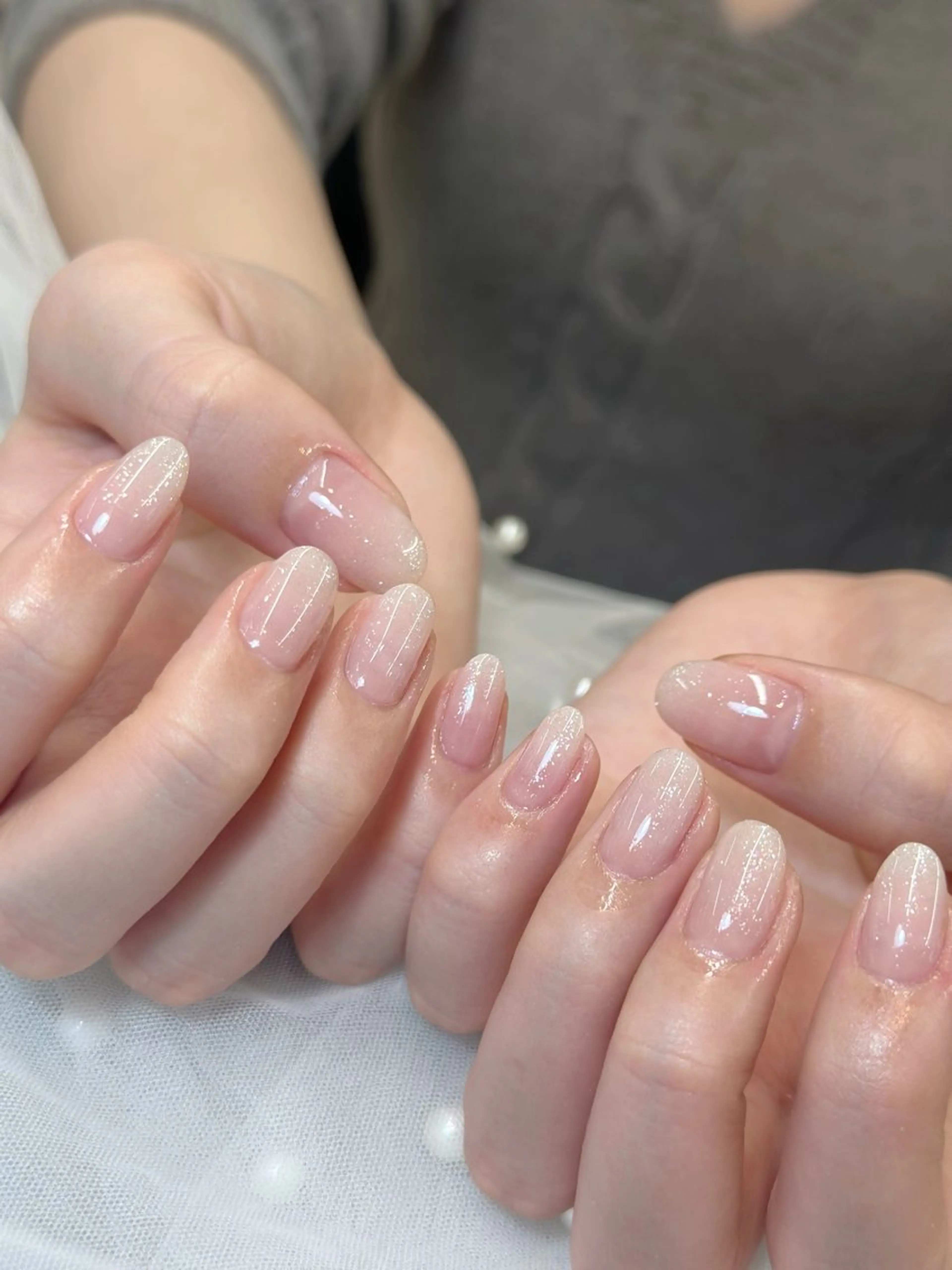 ネイル チークネイル フレンチネイル グラデーション マグネットネイル ミラーネイル ハンドネイル Trang nailのネイルデザイン
