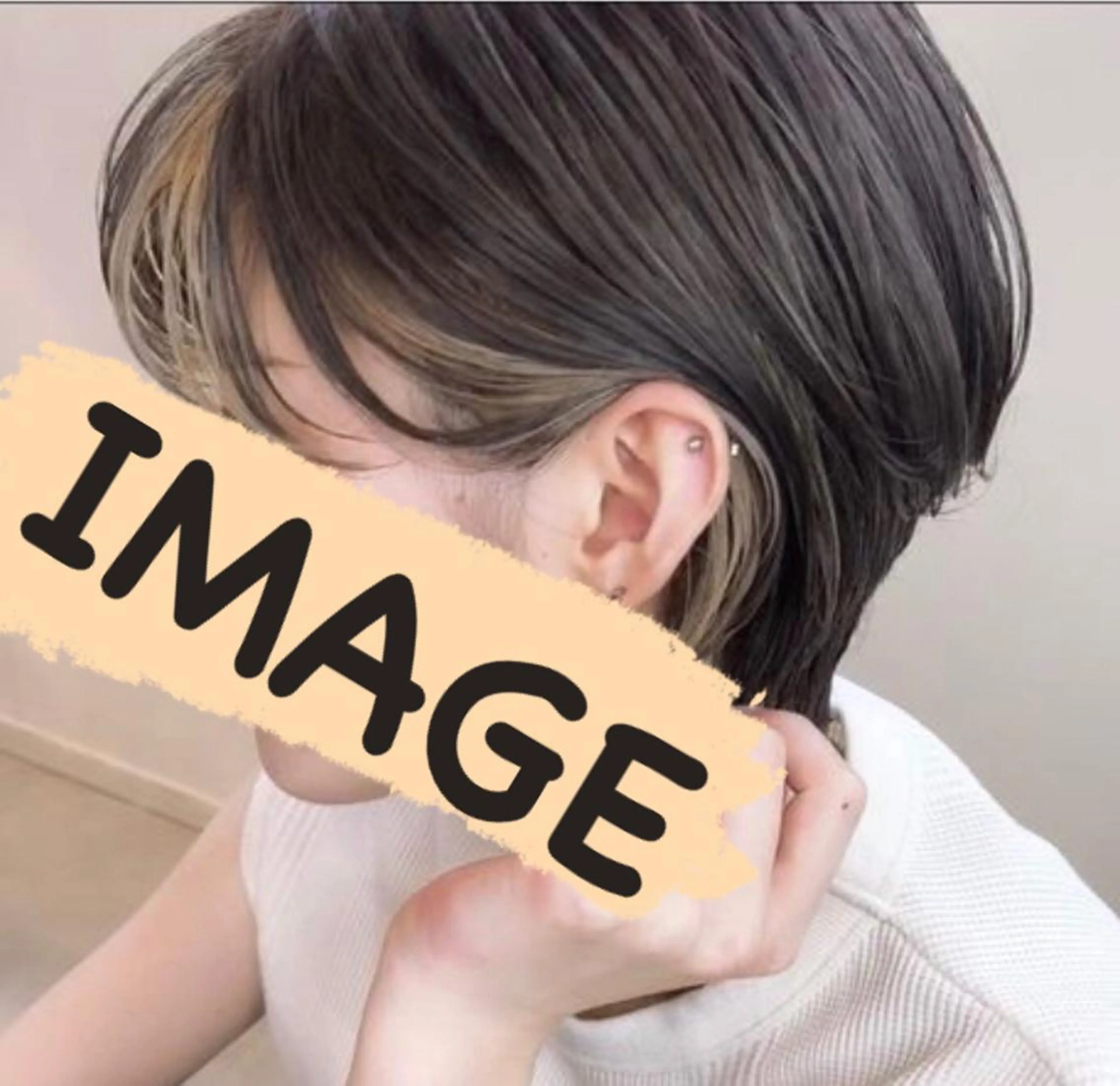 ショート カラー Replica戸塚店所属・藤本正幸 /ショートボブのヘアスタイル