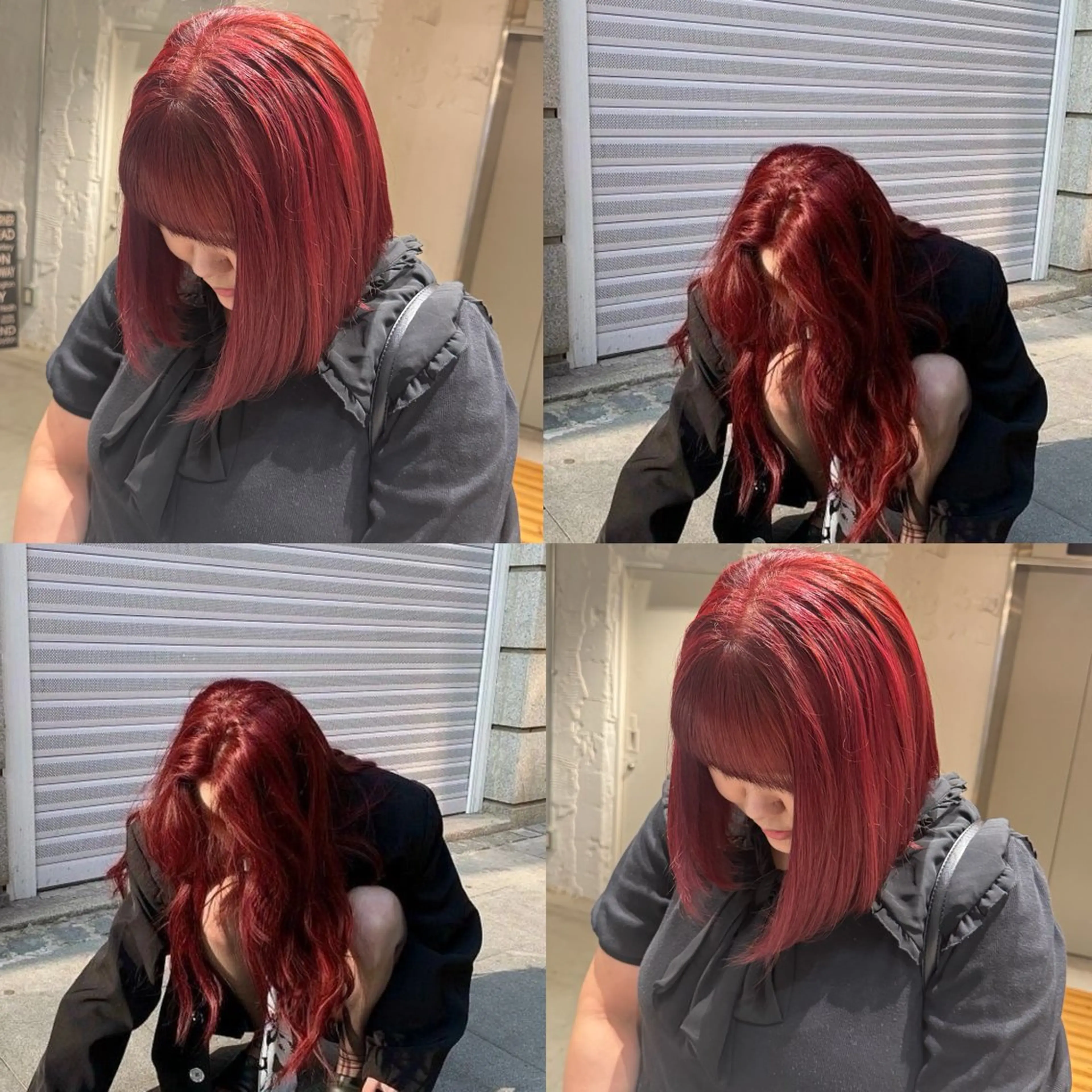 セミロング ヘアカラー 🌶推しカラー RINA🌶´-のヘアスタイル