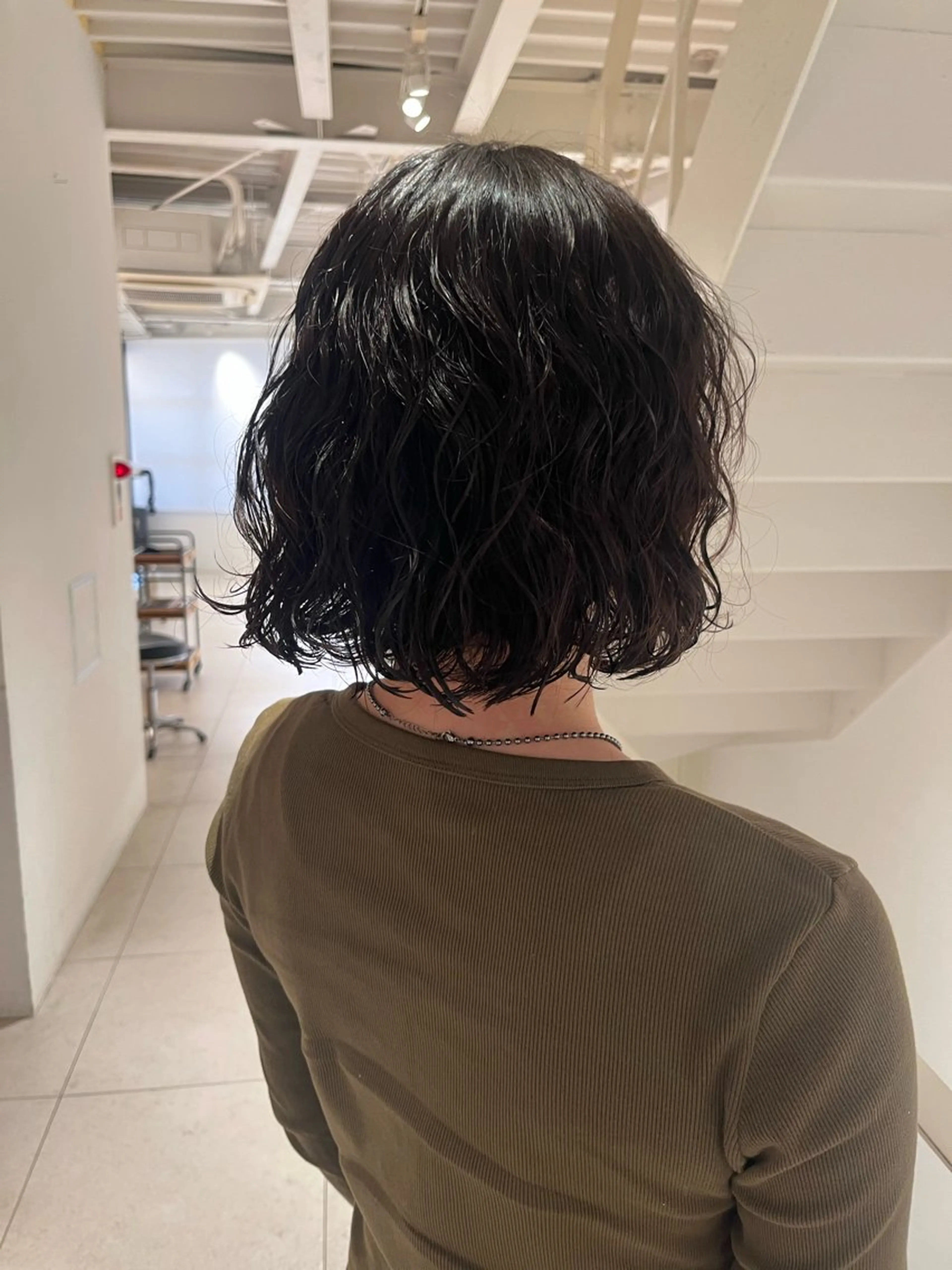 ショート パーマ ボブ Nary裏寺所属・Yuuna 京都美容室のヘアスタイル