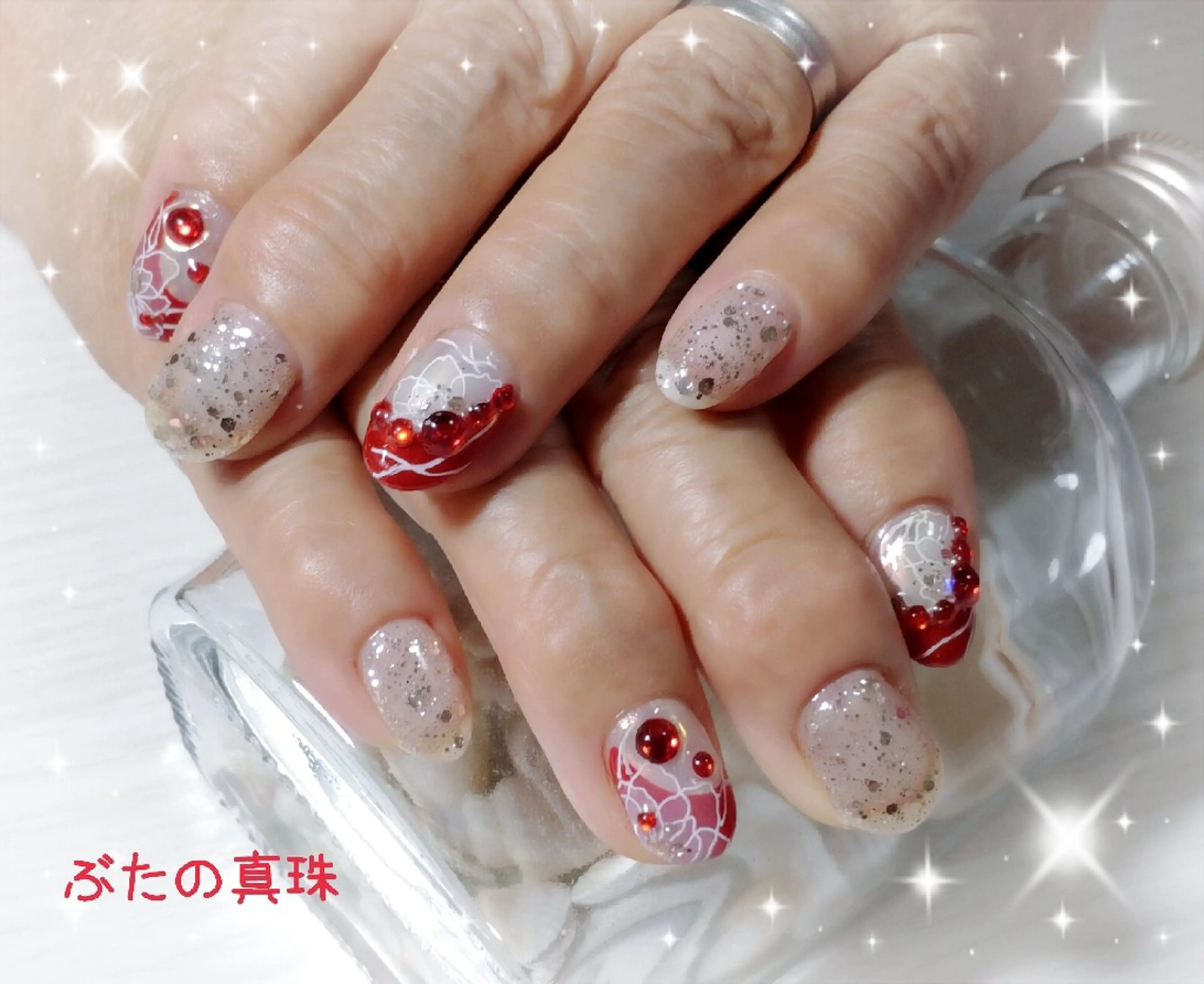 ネイル ハンドネイル 林 珠里のネイルデザイン