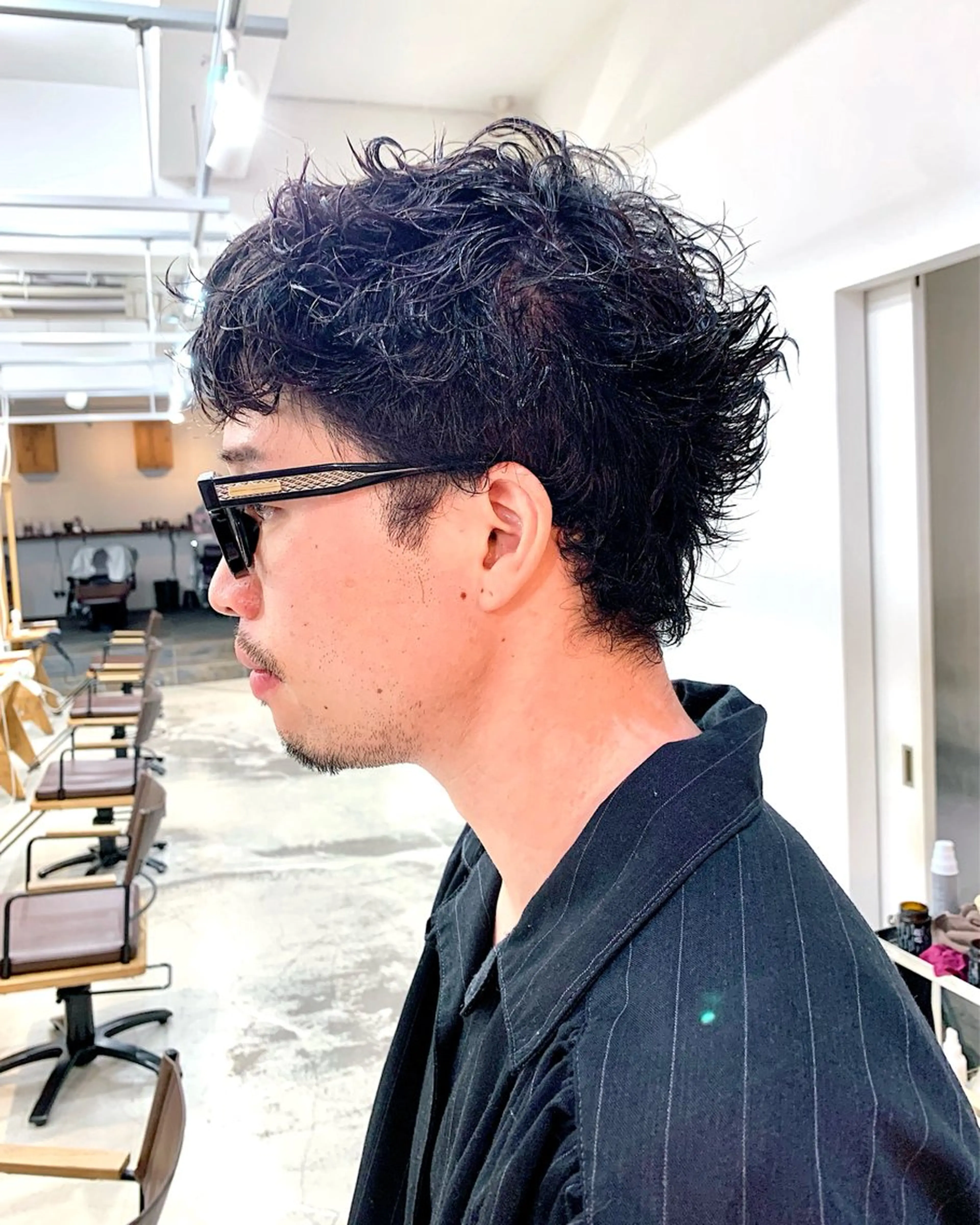 パーマ メンズ カット パーマ メンズパーマ/メンズ カット　田中気理真のヘアスタイル