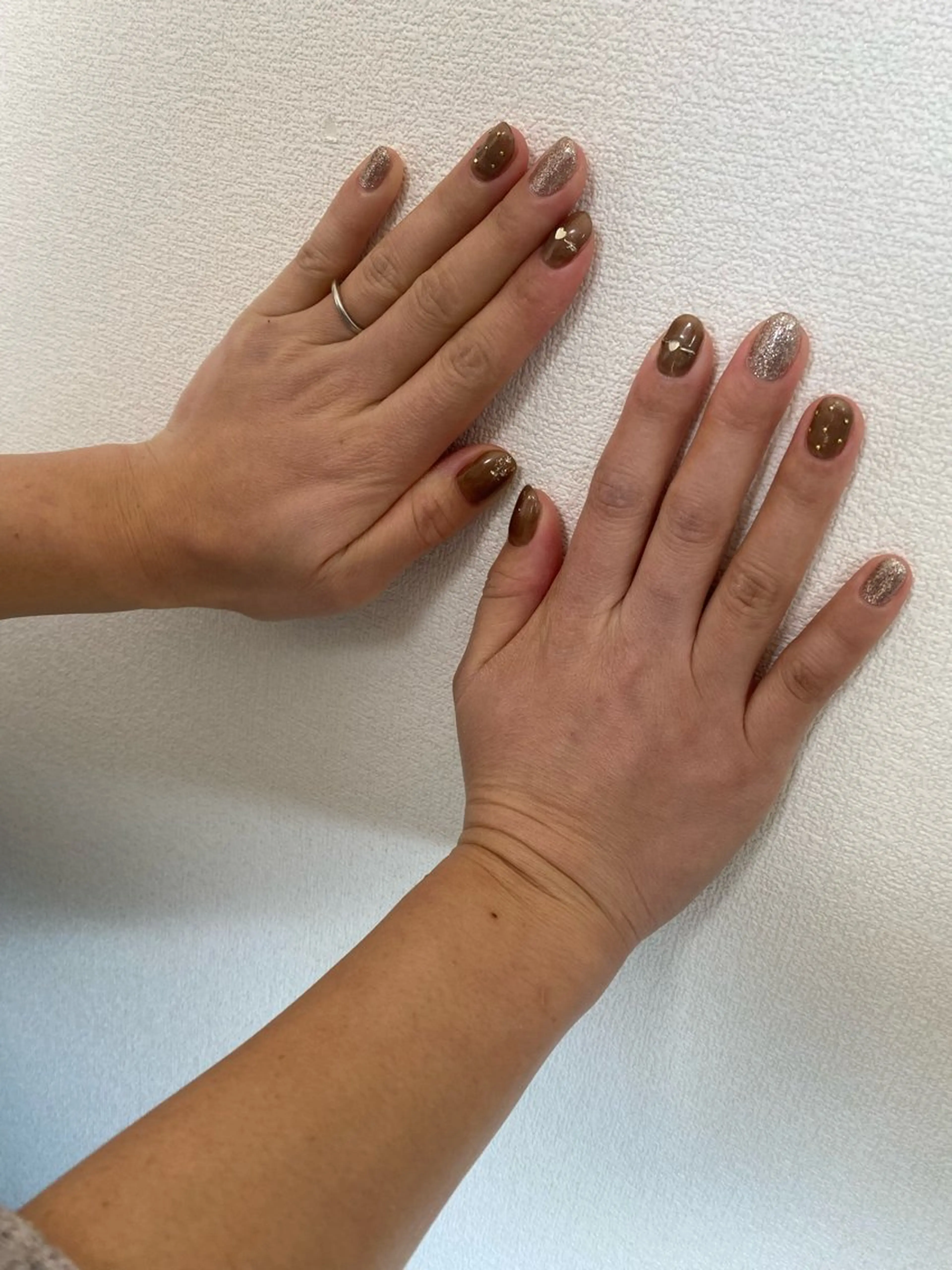 ネイル バレンタイン ハンドネイル 自宅サロン FeelFreeのネイルデザイン