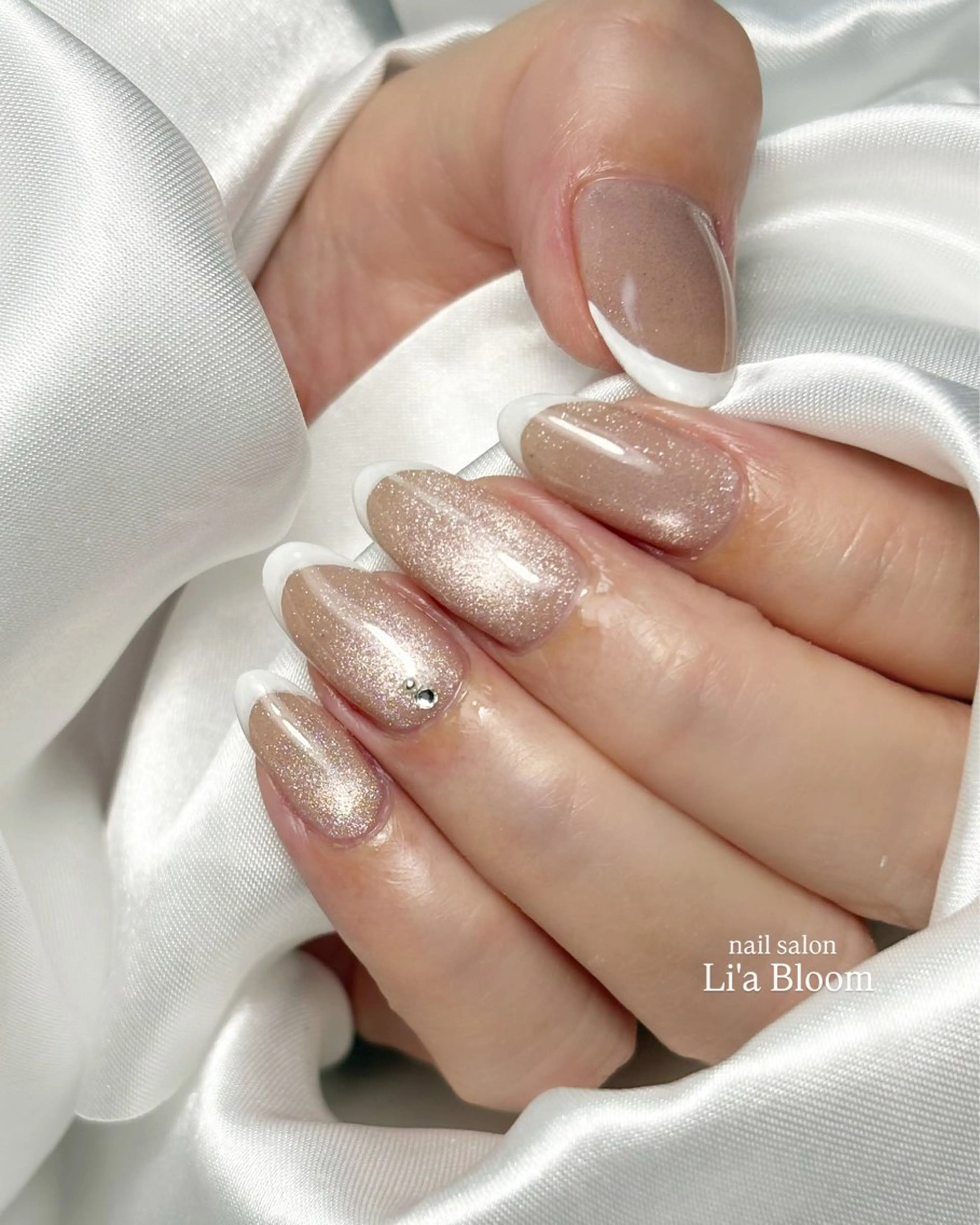 ネイル ハンドネイル Li'a Bloom所属・🦋🤍 madoka🤍のネイルデザイン