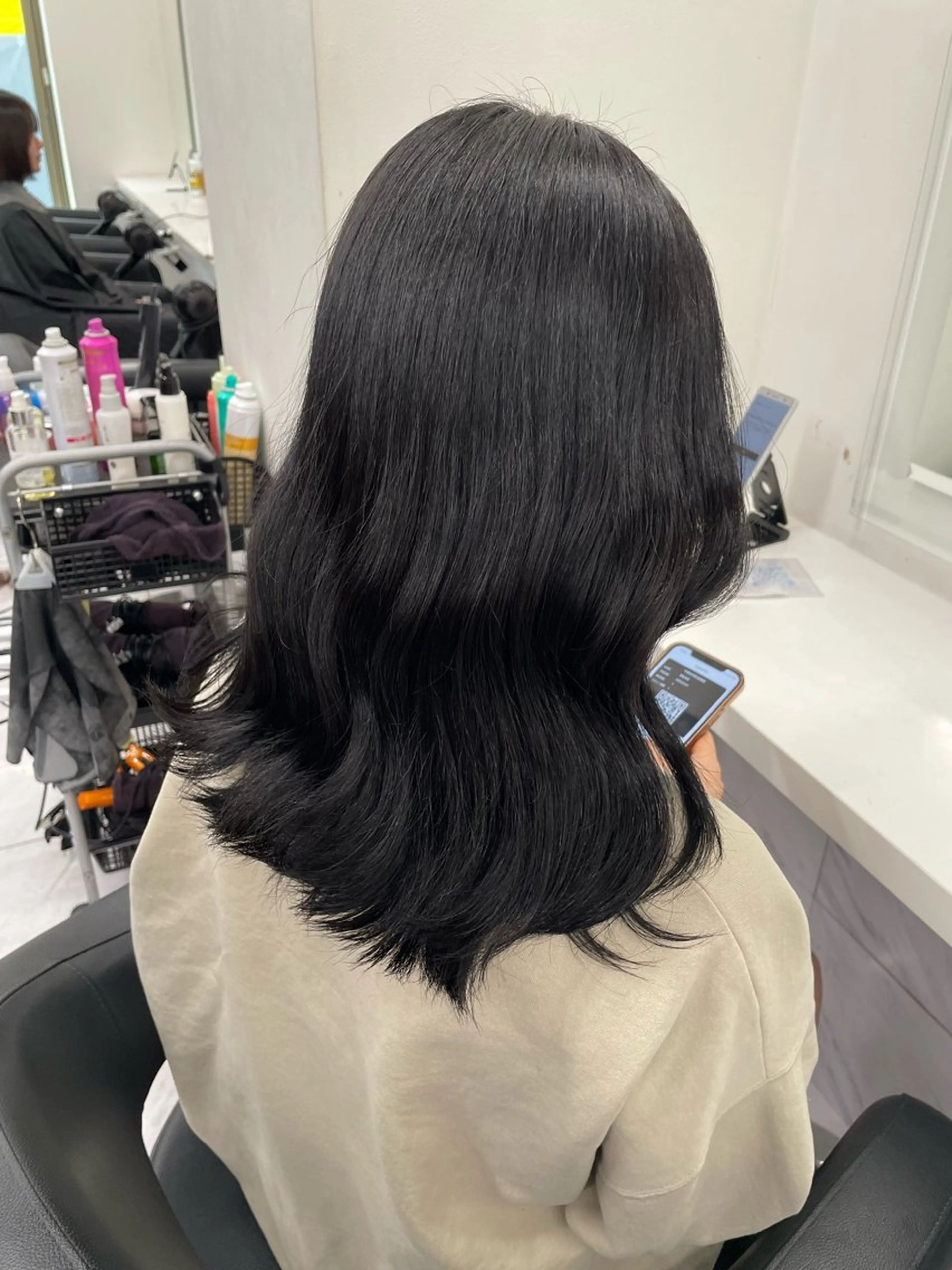 セミロング カラー パーマ ヘアアレンジ メンズ キッズ 🩰トレンド垢抜け ヘアUNITED🩰のヘアスタイル