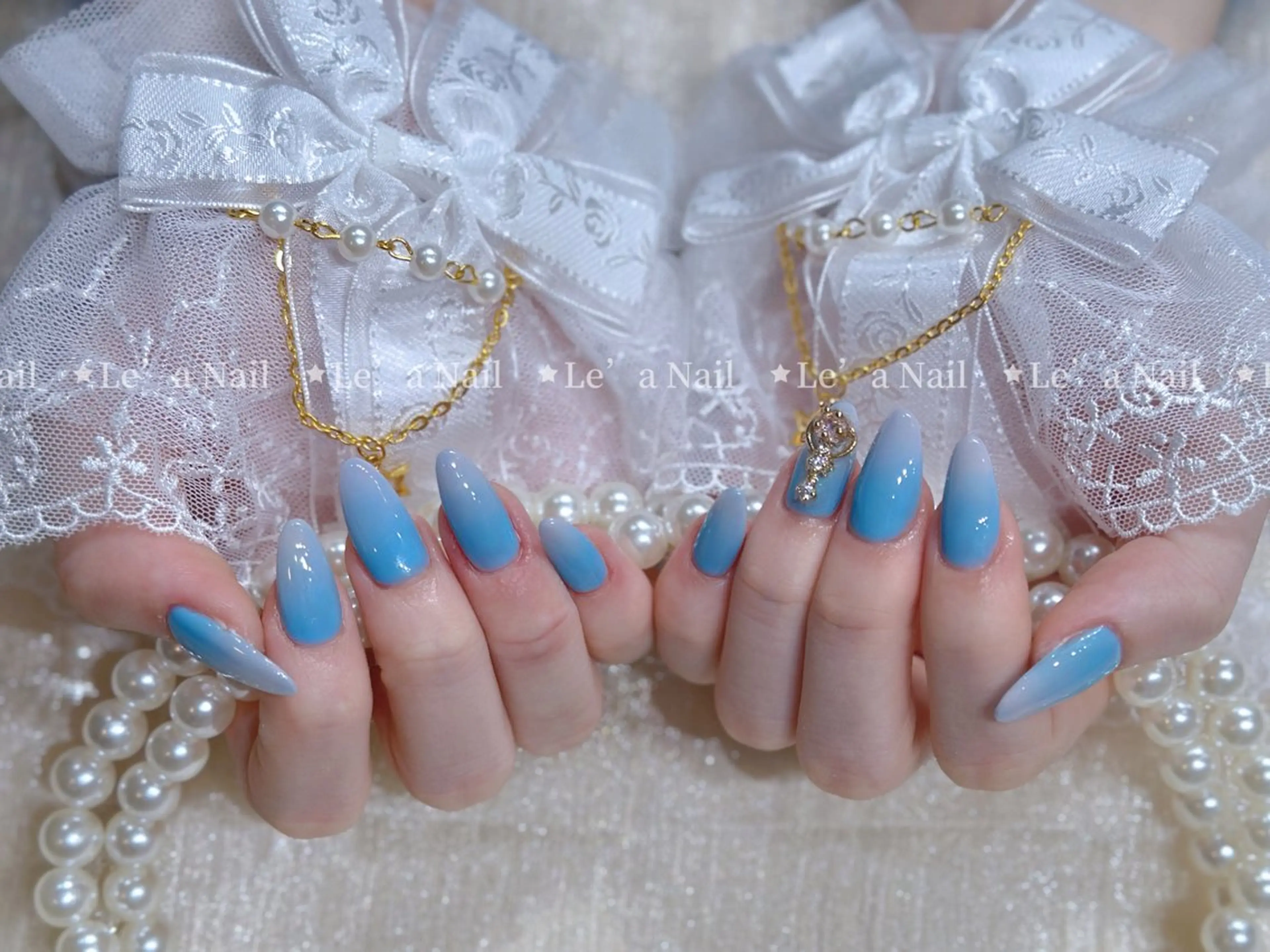 【チップ長さだし】カラーグラデーション♪¥11980の写真