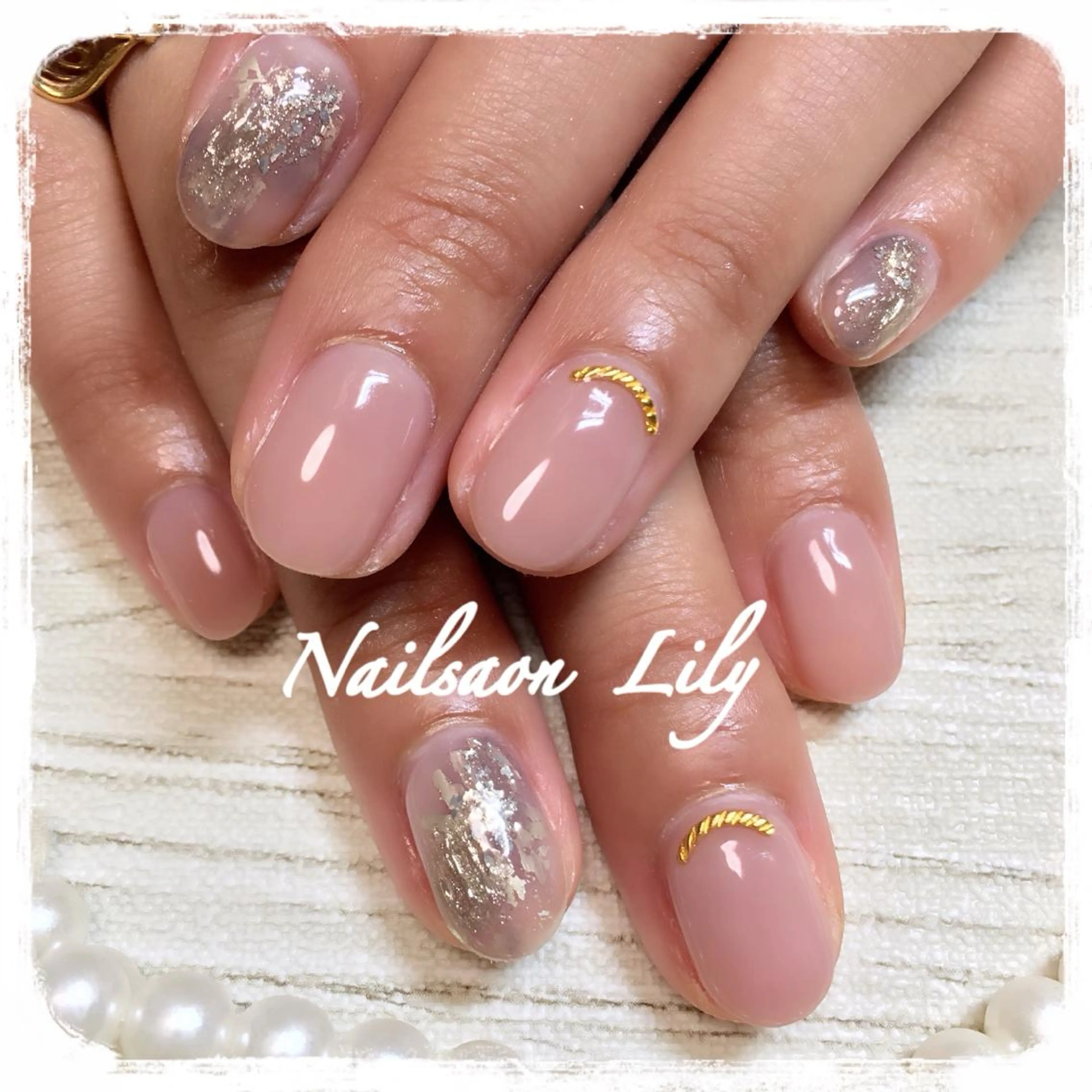 ネイル ニュアンスネイル Nailsalon Lilyのネイルデザイン
