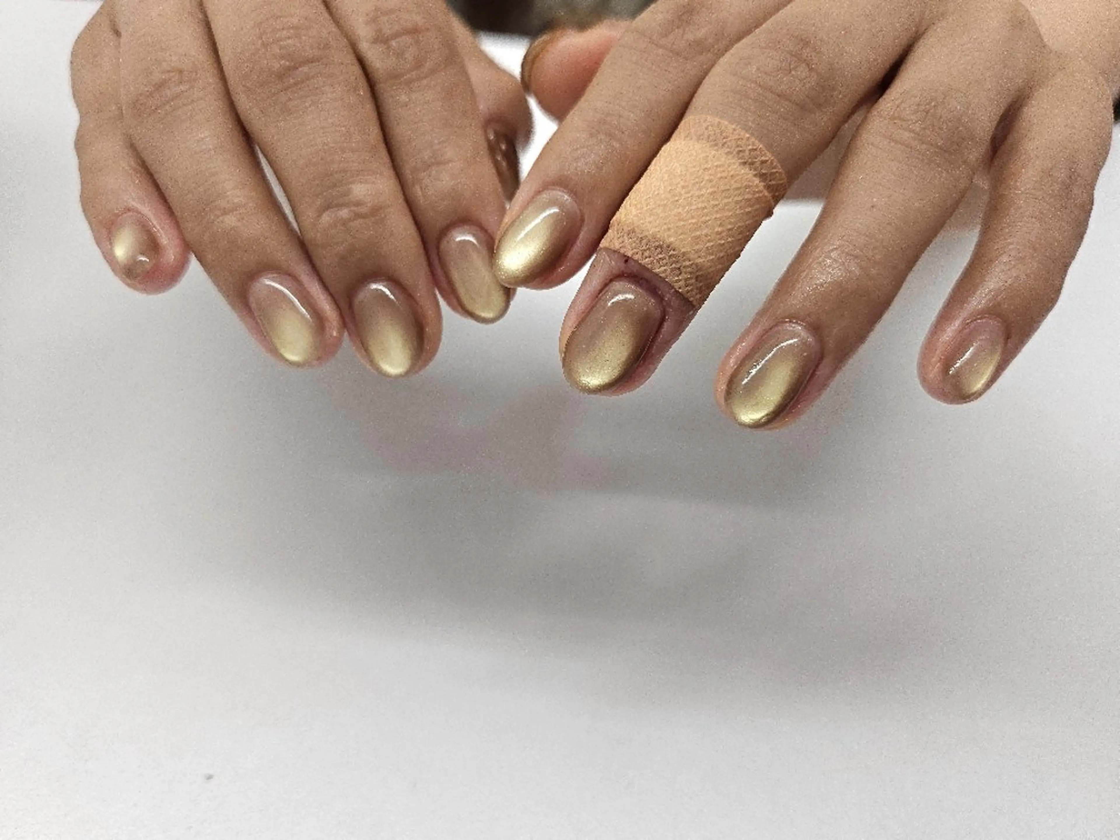 ネイル マグネットネイル マグネットワンカラー ワンカラーネイル ハンドネイル puku nail 🌼kazu🌼のネイルデザイン