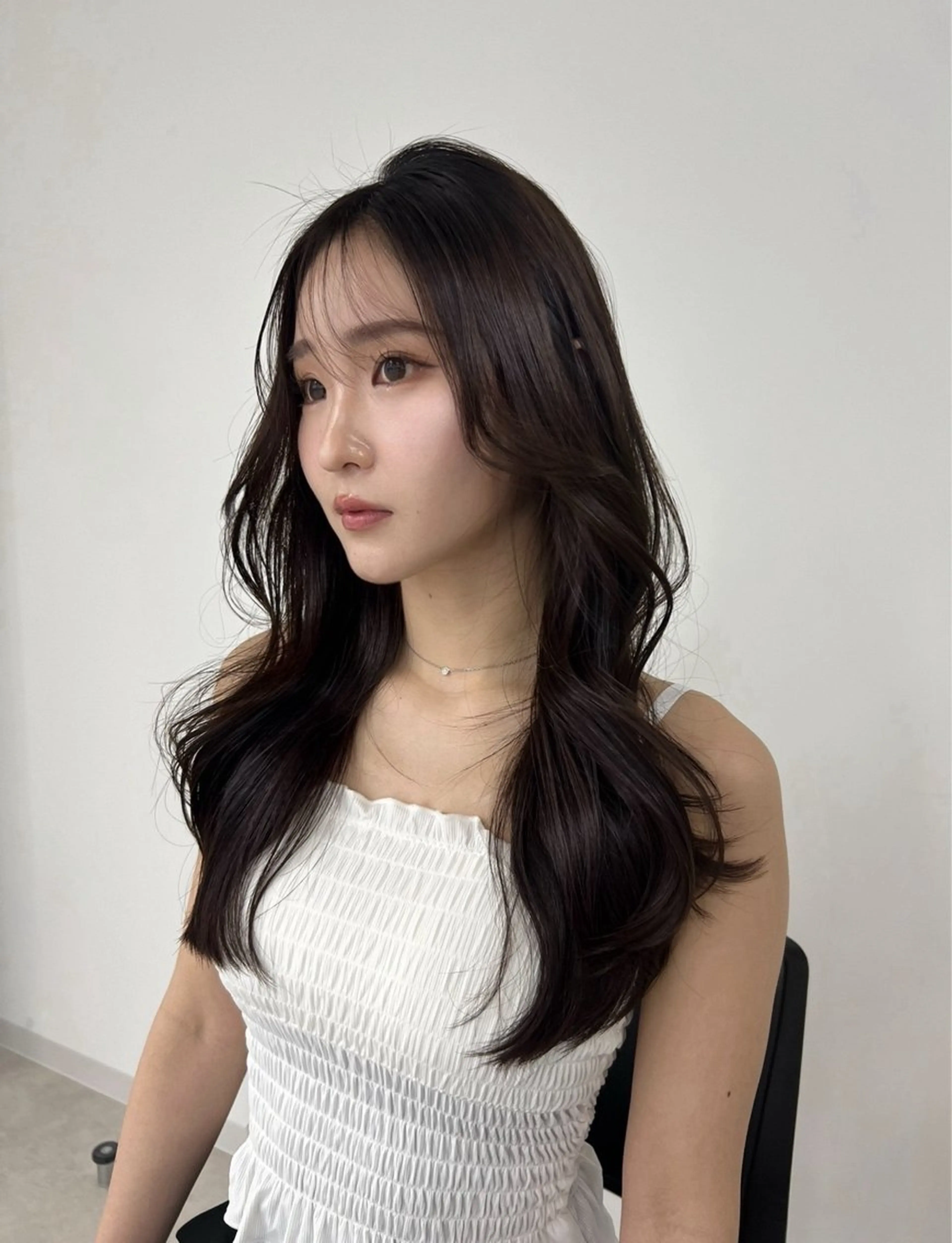 ロング カラー Euphoria新宿店所属・韓国ヘア、カラー/ 縮毛矯正/SHOKIのヘアスタイル