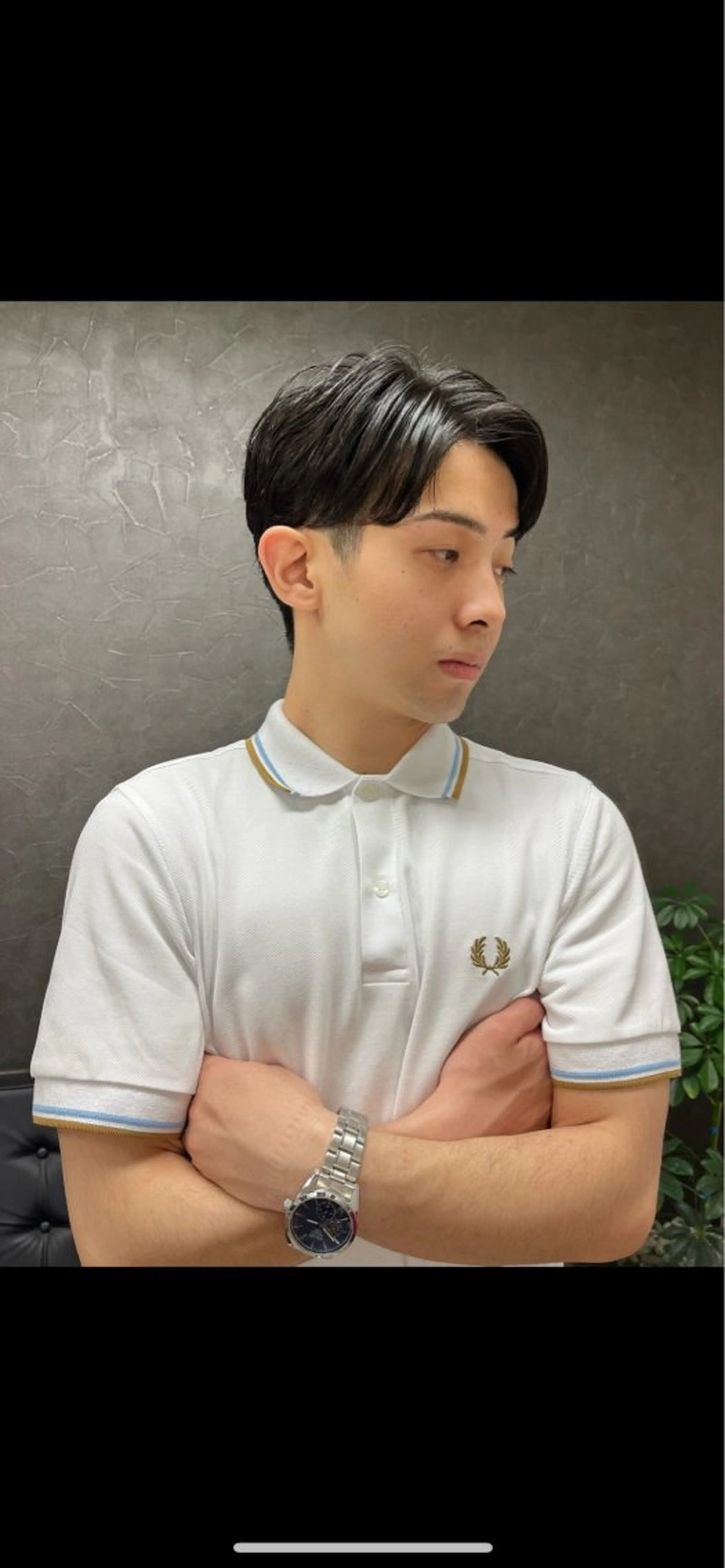 パーマ メンズ カット パーマ トリートメント nono/パーマ /顔まわりカット🐈のヘアスタイル