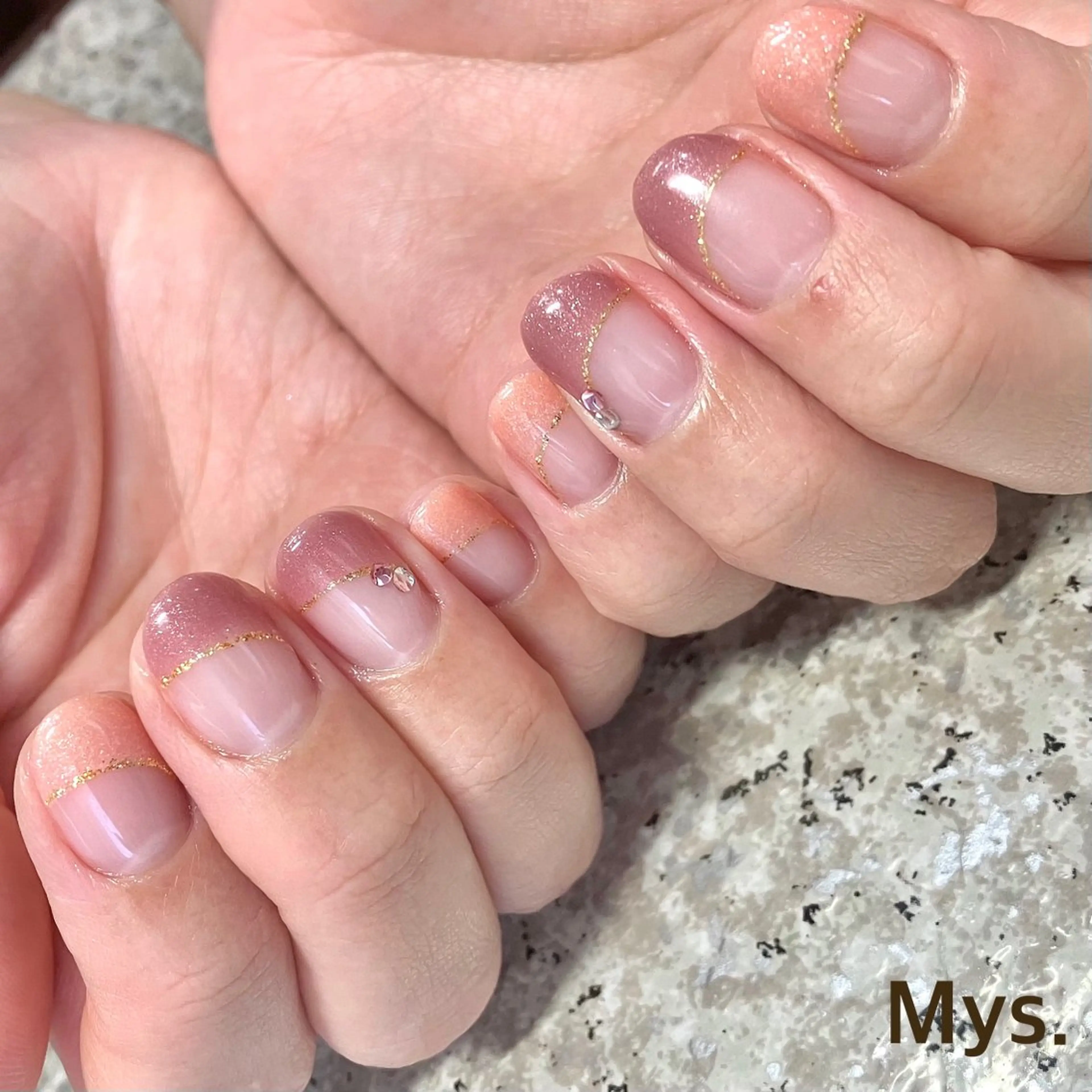 ネイル ハンドネイル Mys. 三上紗紀のネイルデザイン