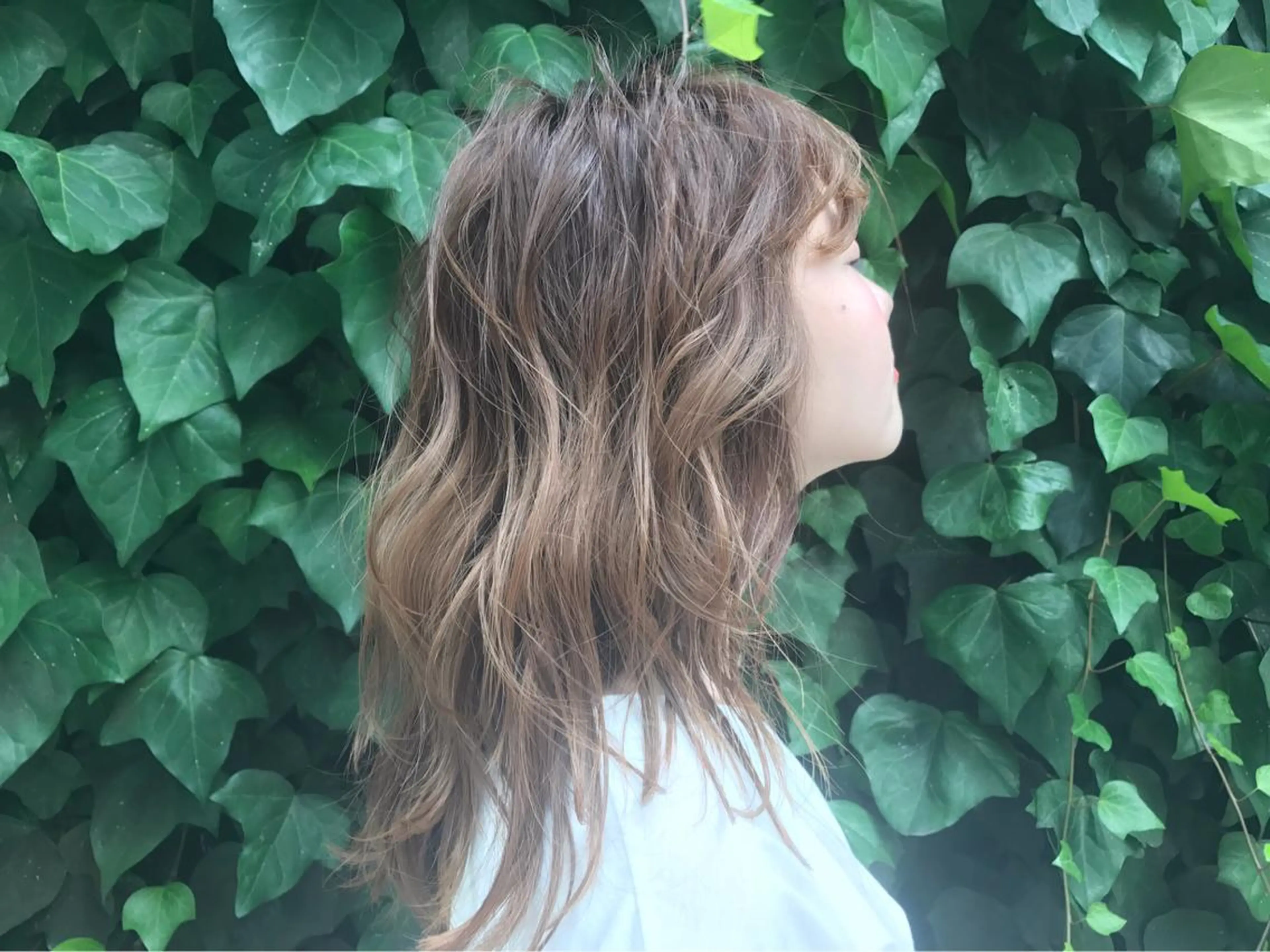 ミディアム カラー ヘアカラー トリートメント AUBE shinjuku所属・ア イカのヘアスタイル