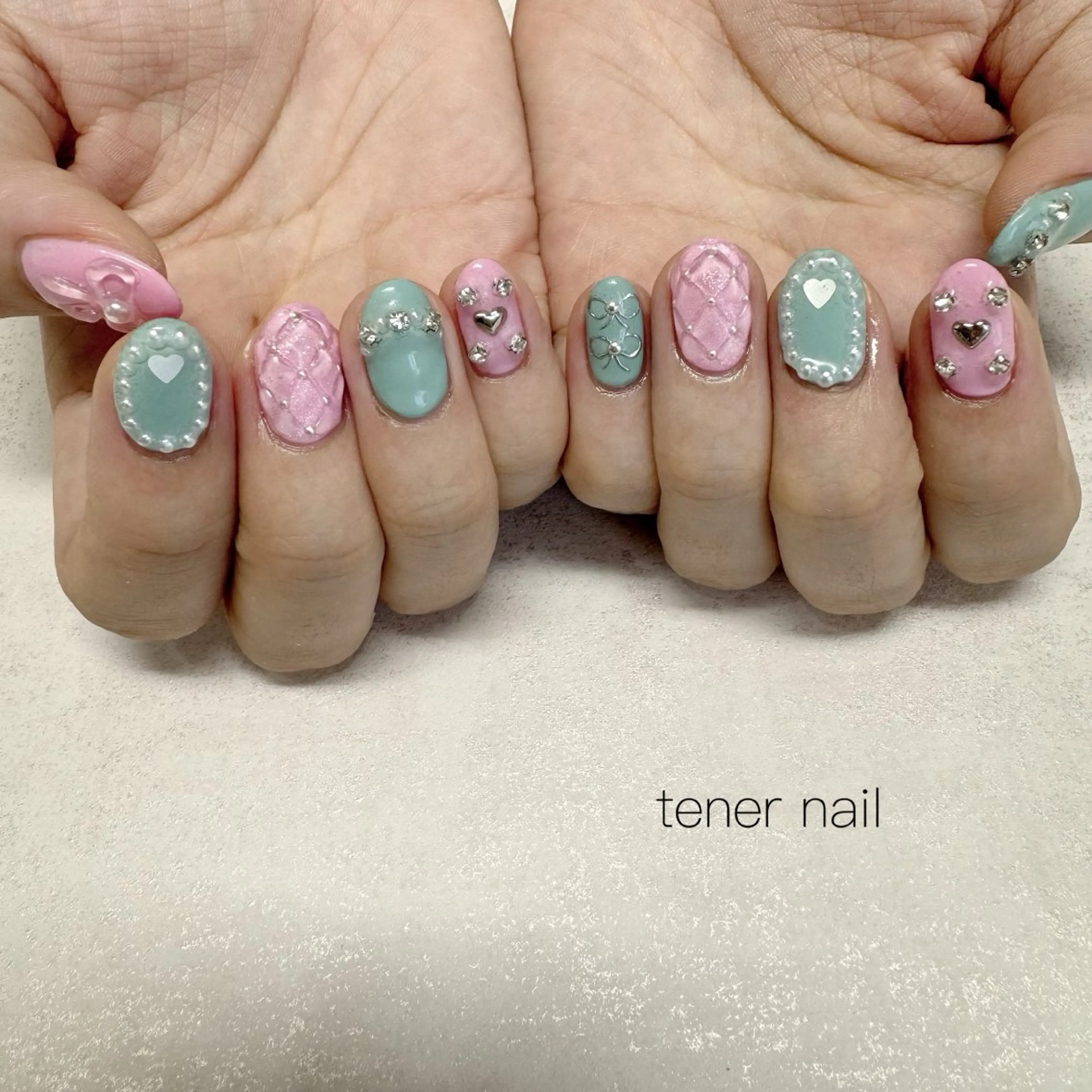 ネイル 春ネイル ハンドネイル tener  nail  テネルネイル所属・テネルネイル tener nailのネイルデザイン