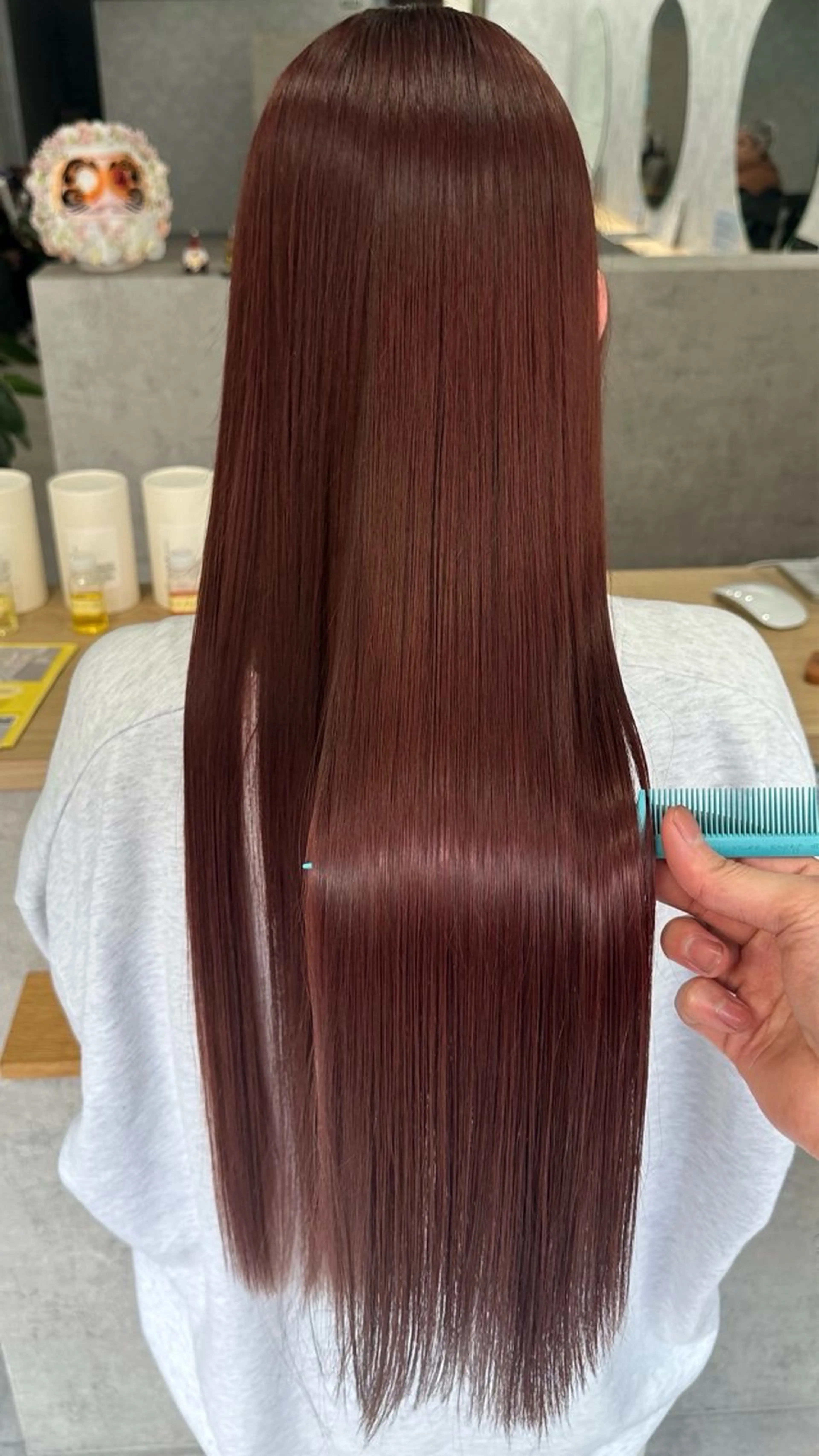 ロング カラー カット ヘアカラー miu 🪴Libelleのヘアスタイル