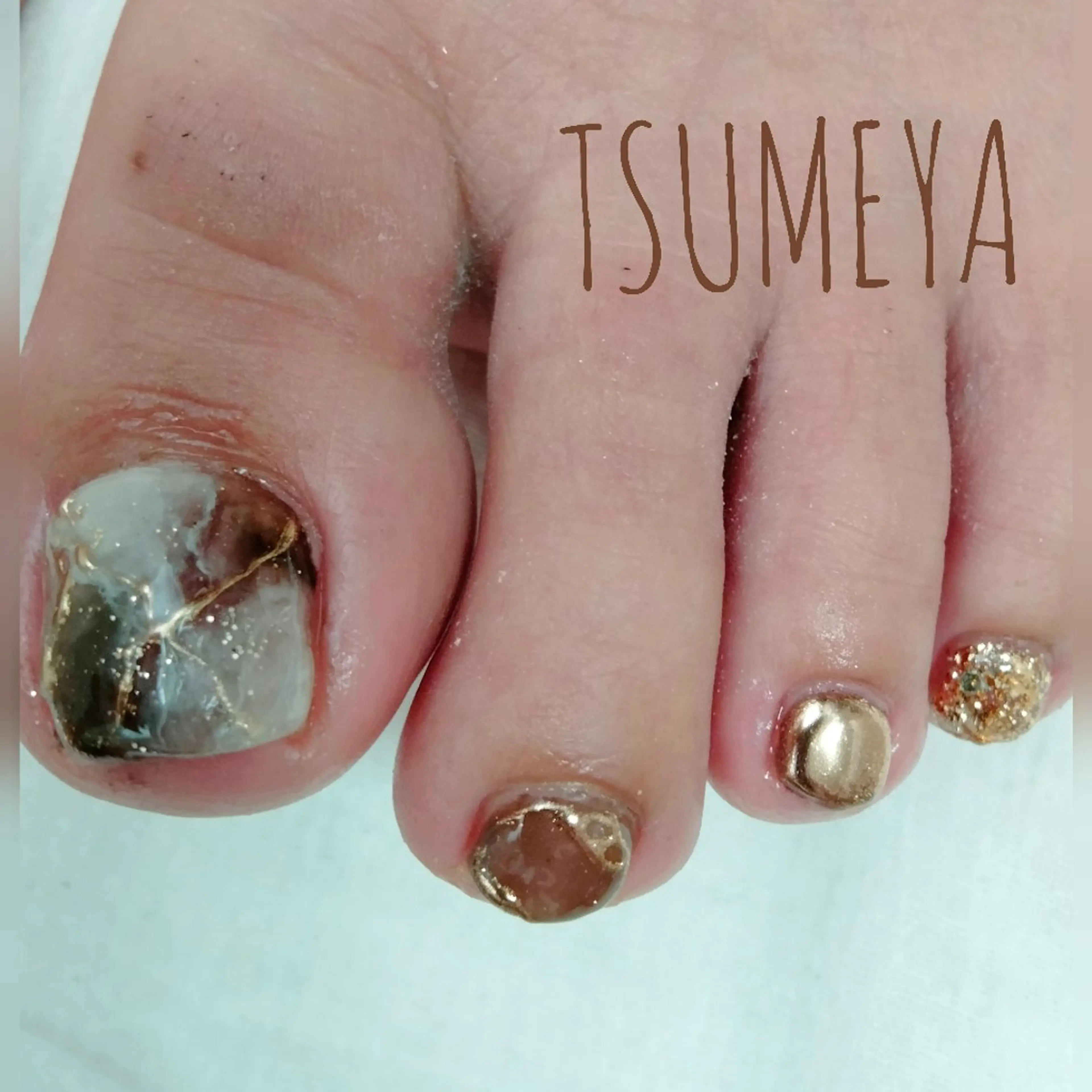 ネイル フットネイル フットネイル _TSUMEYA _のネイルデザイン