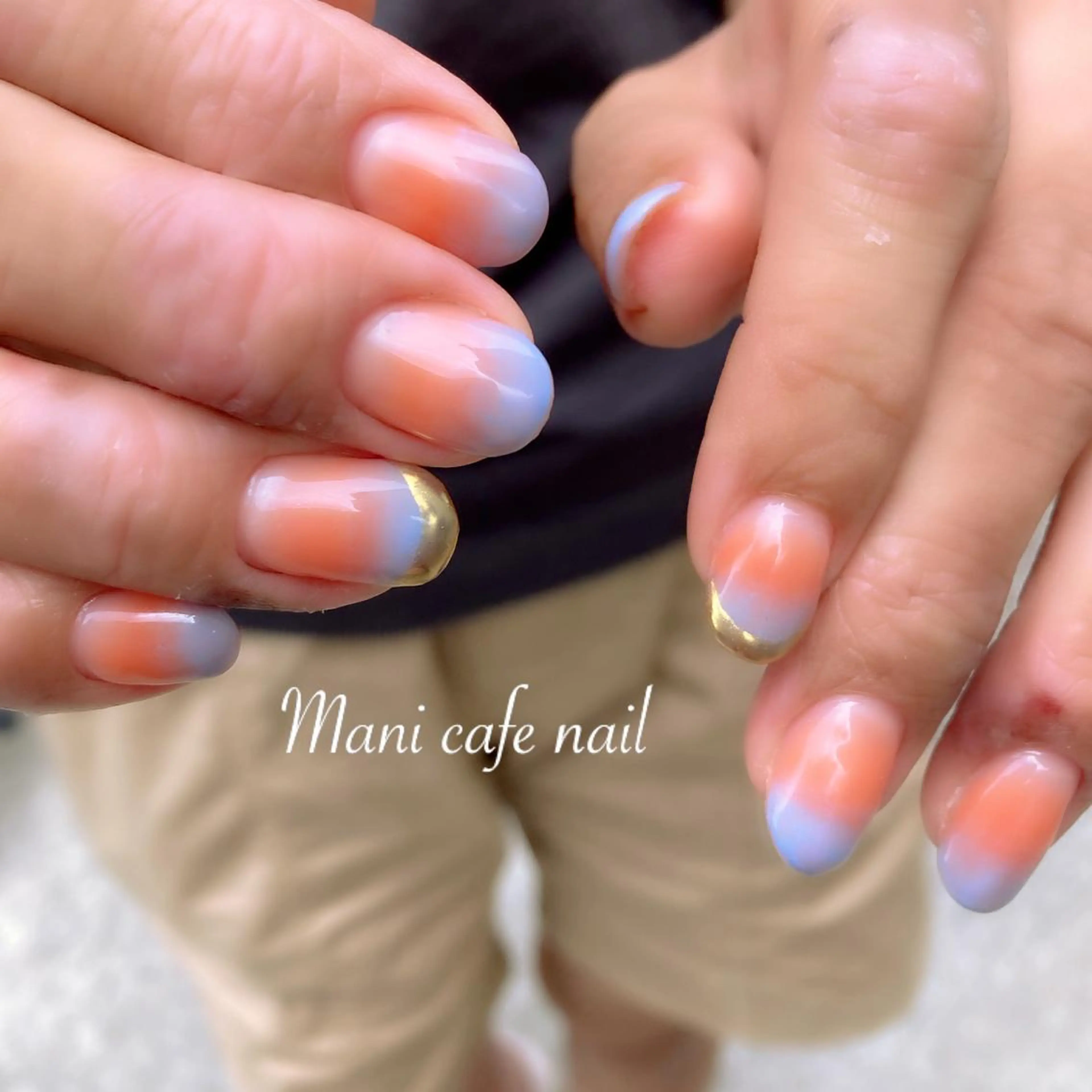 ネイル 持ち込み ハンドネイル Mani cafe nailのネイルデザイン